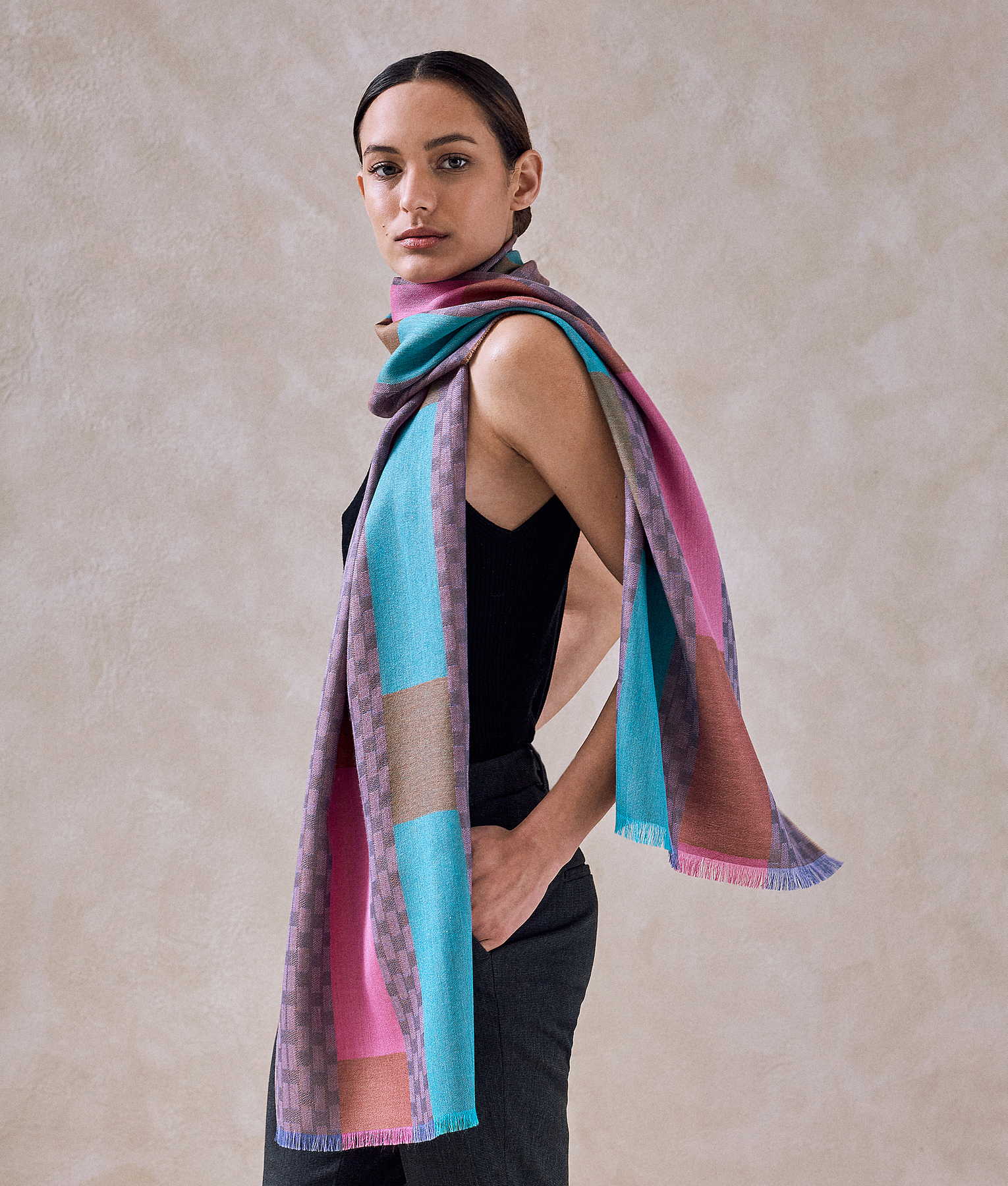 Parity Baby Alpaca & Silk Scarf