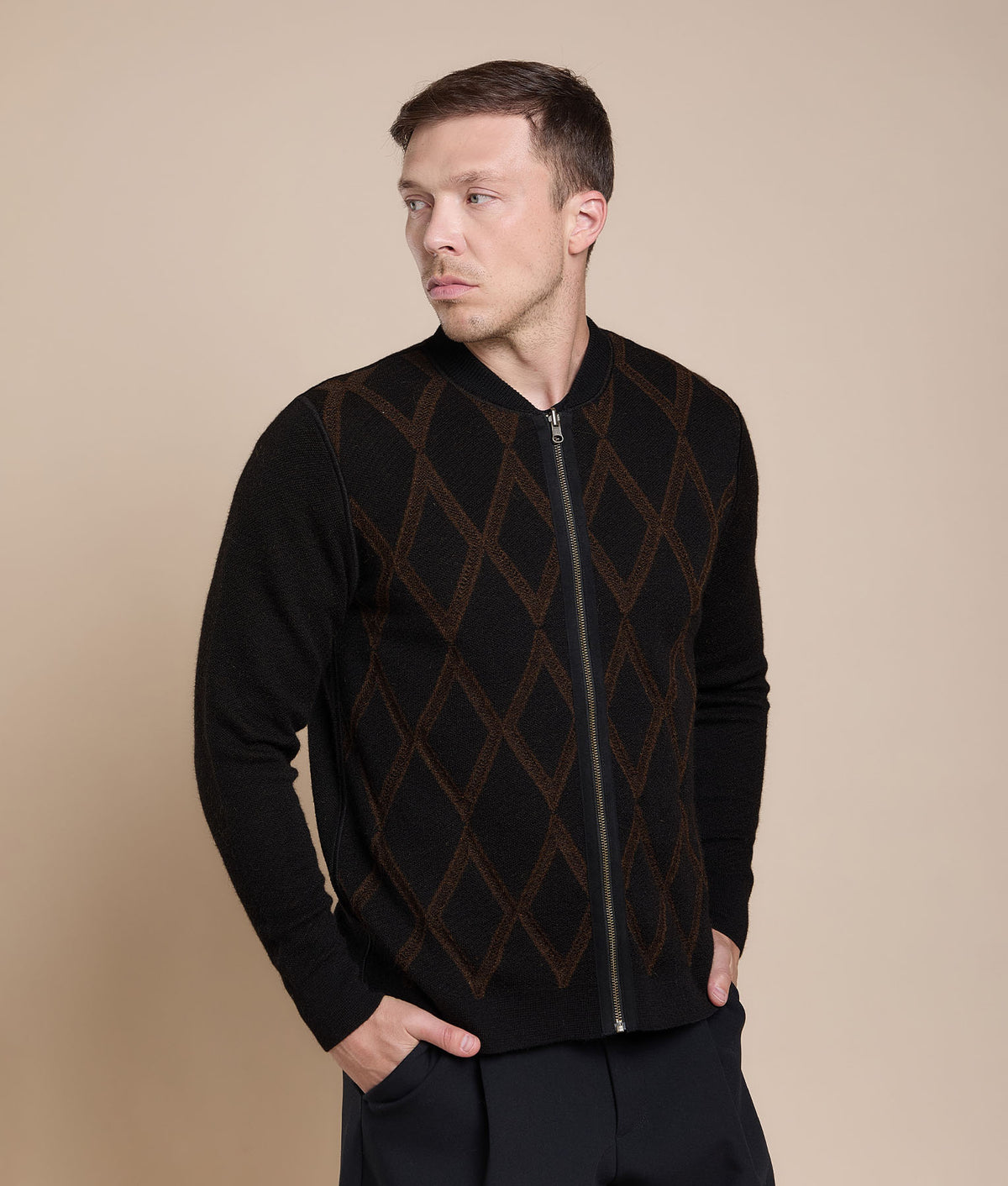 Founded Reversible Cardigan