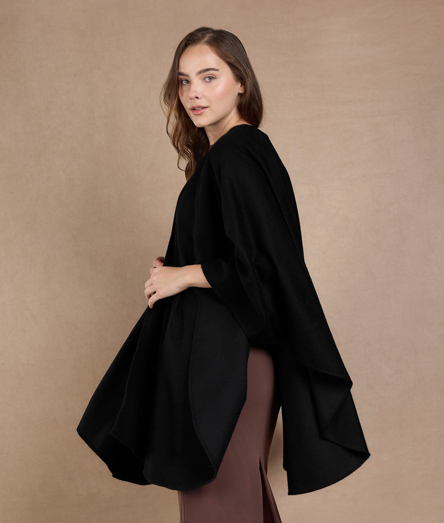 Ruana Baby Alpaca - Black