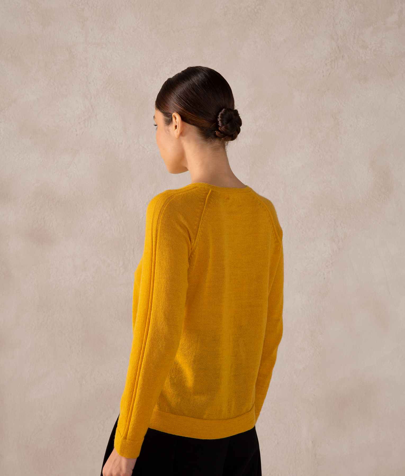 Basic Raglan Sleeves Sweater - Tawny Olive