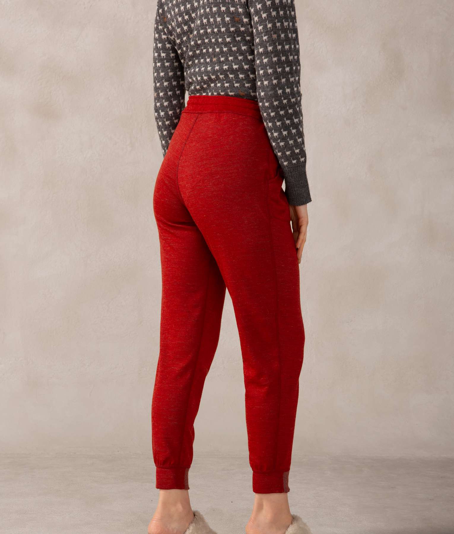 Basic Track Pants - Red And Gray Chili Pepper Magnet