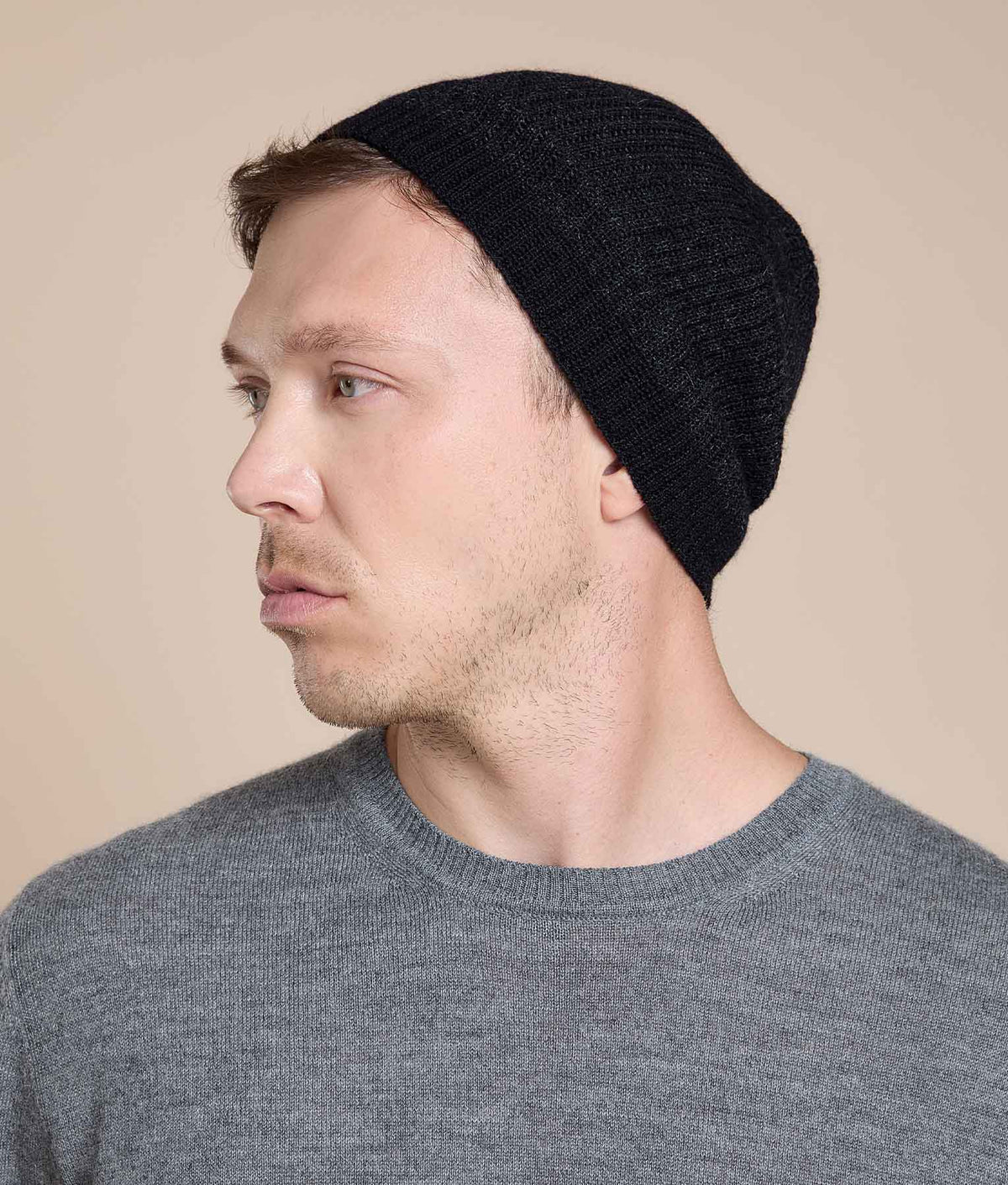 Reversible Ribbed Knit Beanie