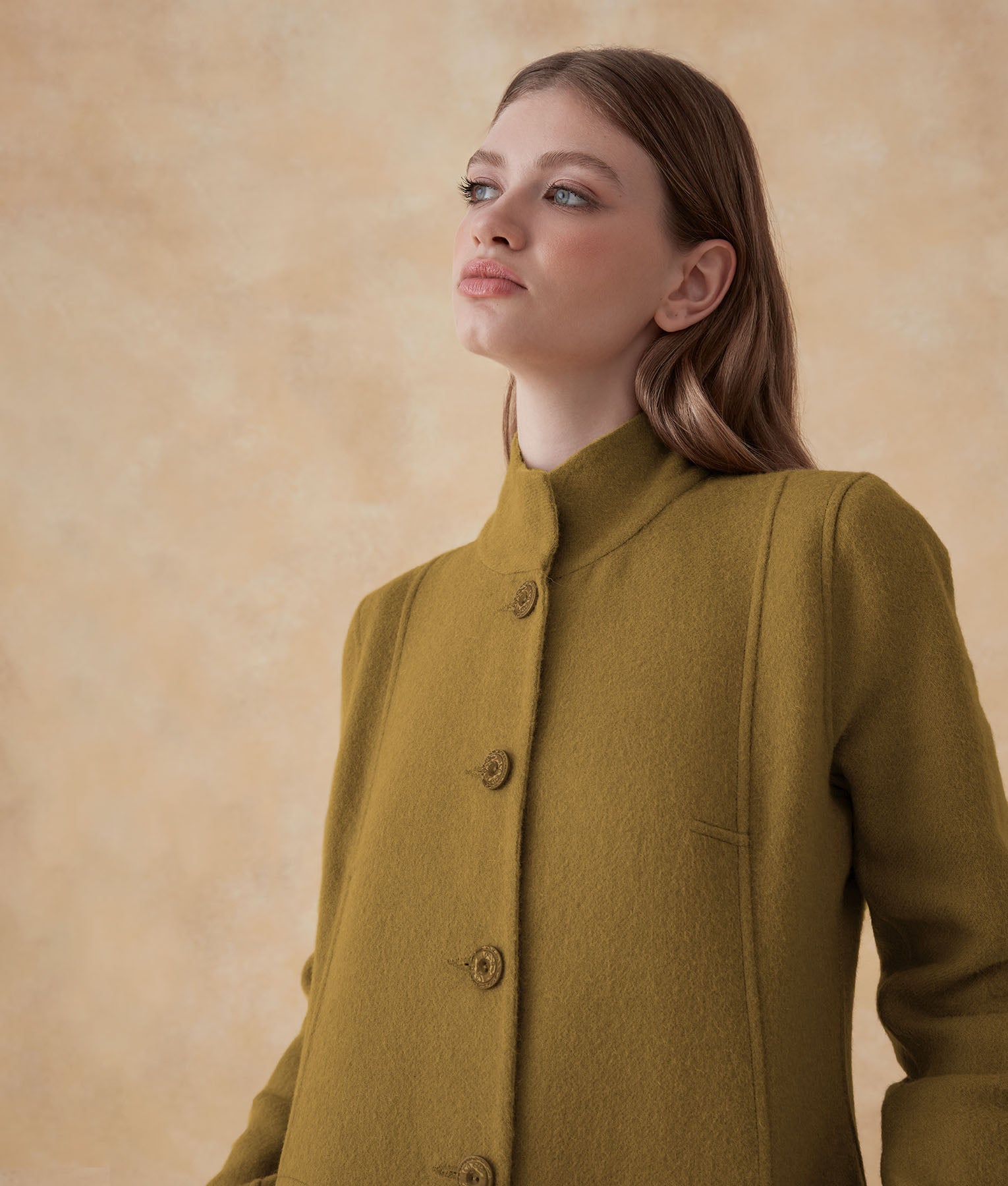 Soft Reversible Baby Alpaca Coat