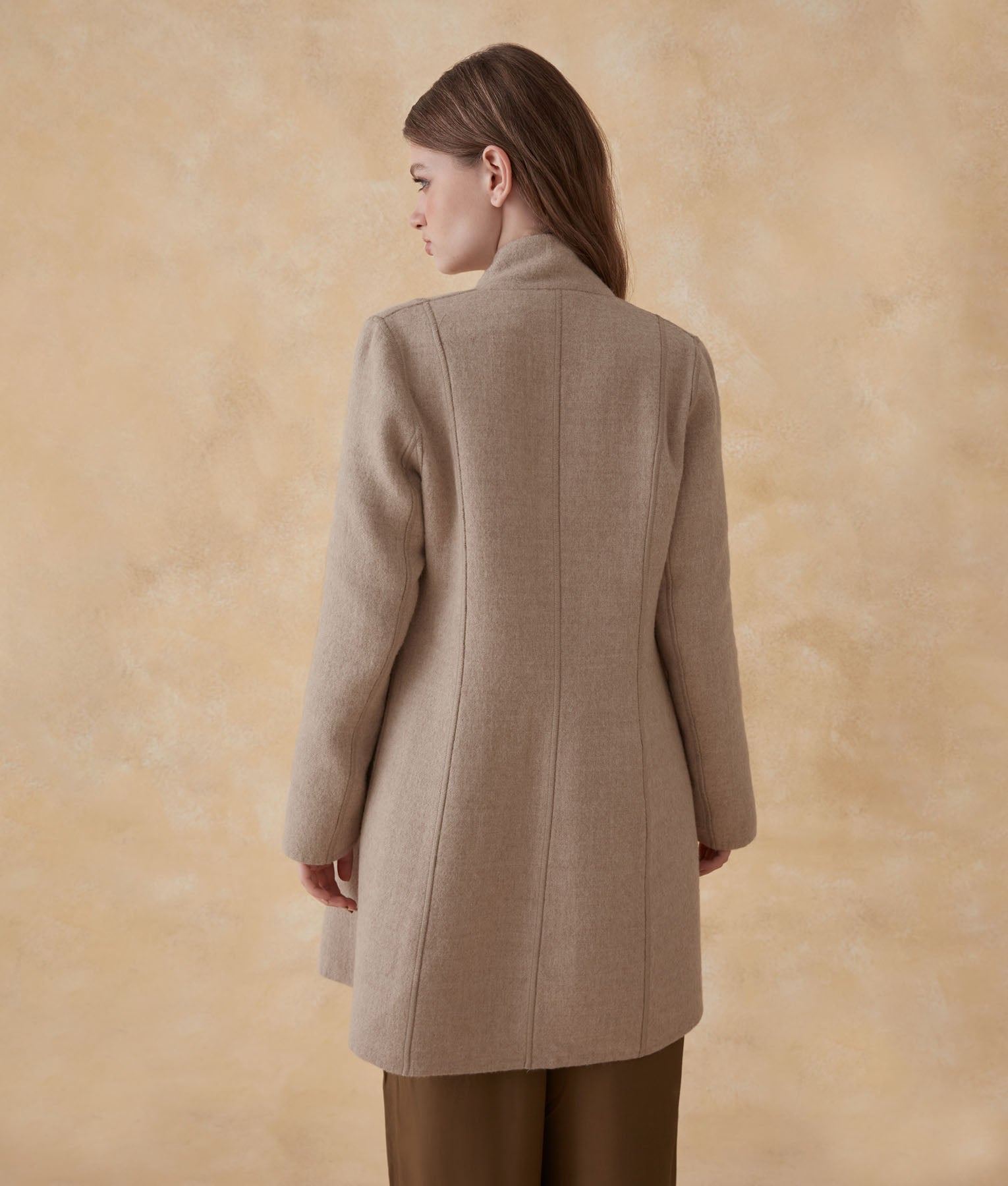 Soft Reversible Baby Alpaca Coat
