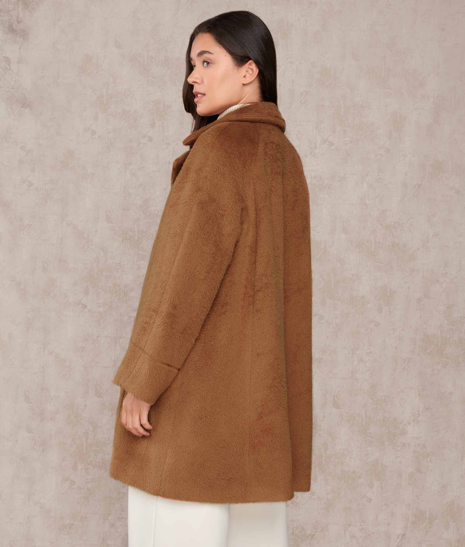 Swing Suri Coat - Toasted Coconut