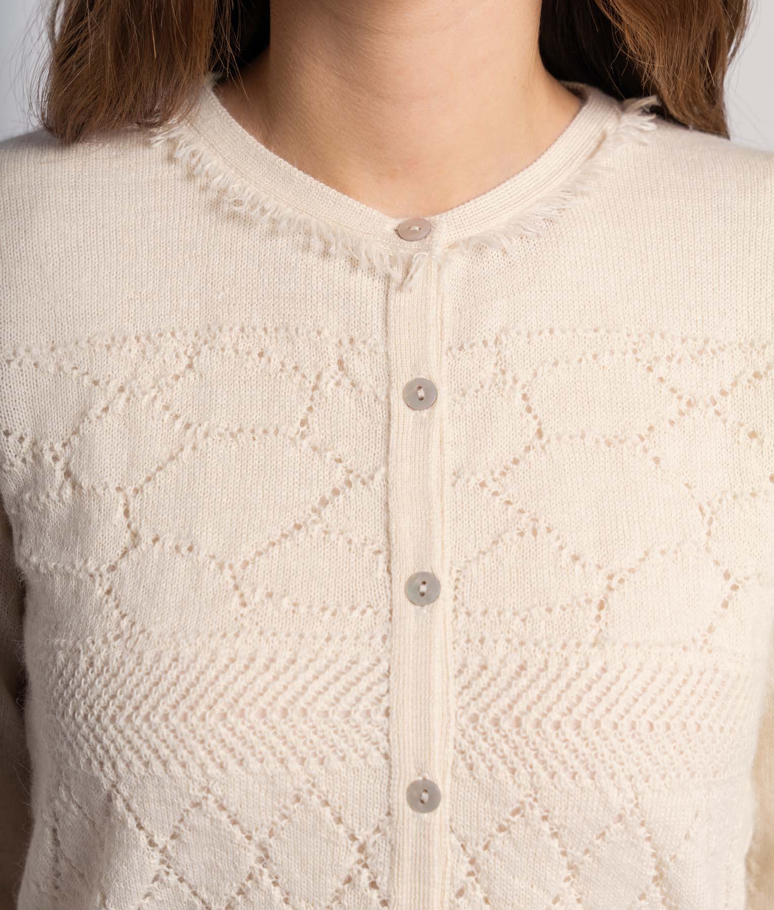 Blossom Cardigan With Lace Effect