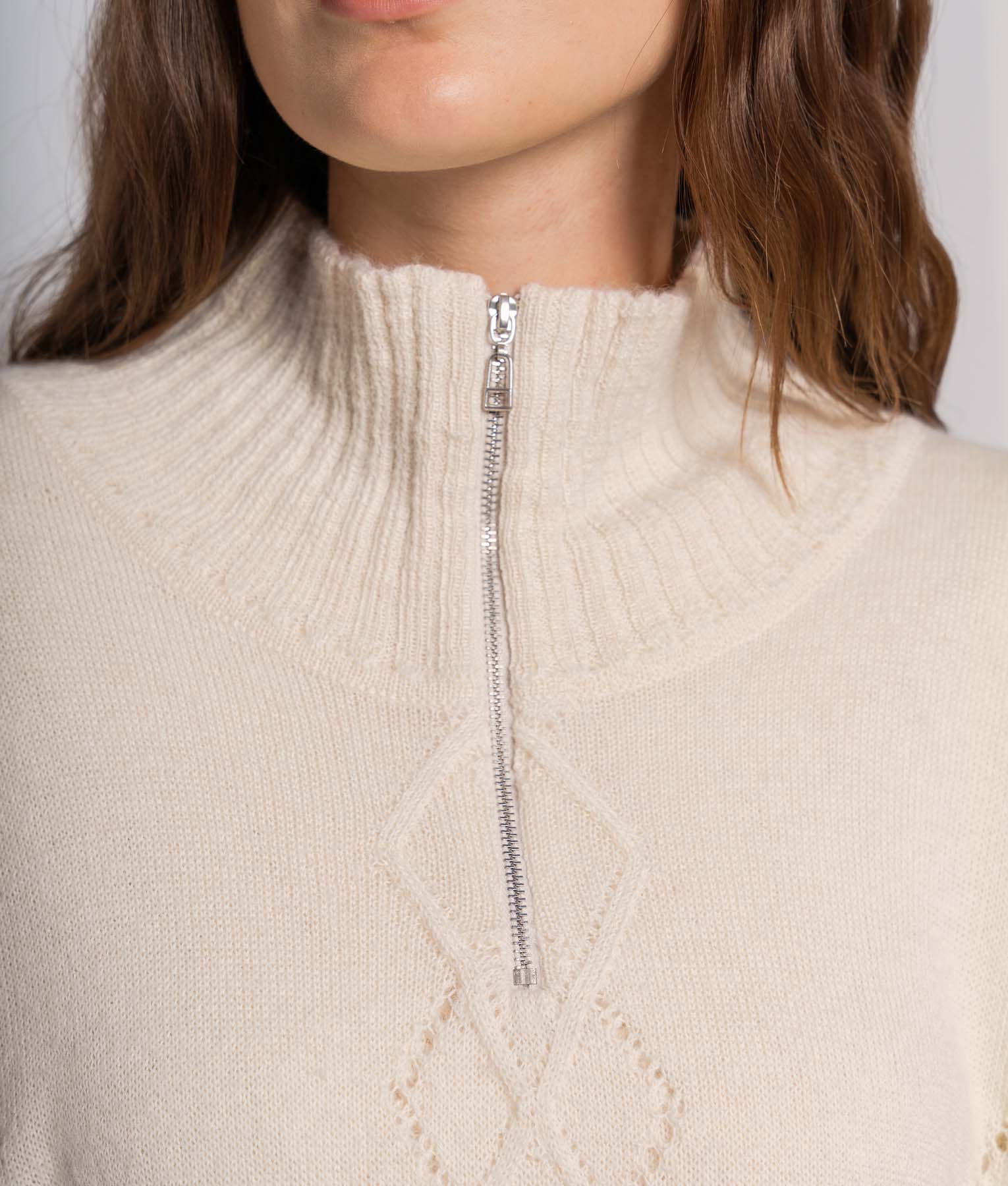 Mediri High Neck Poncho