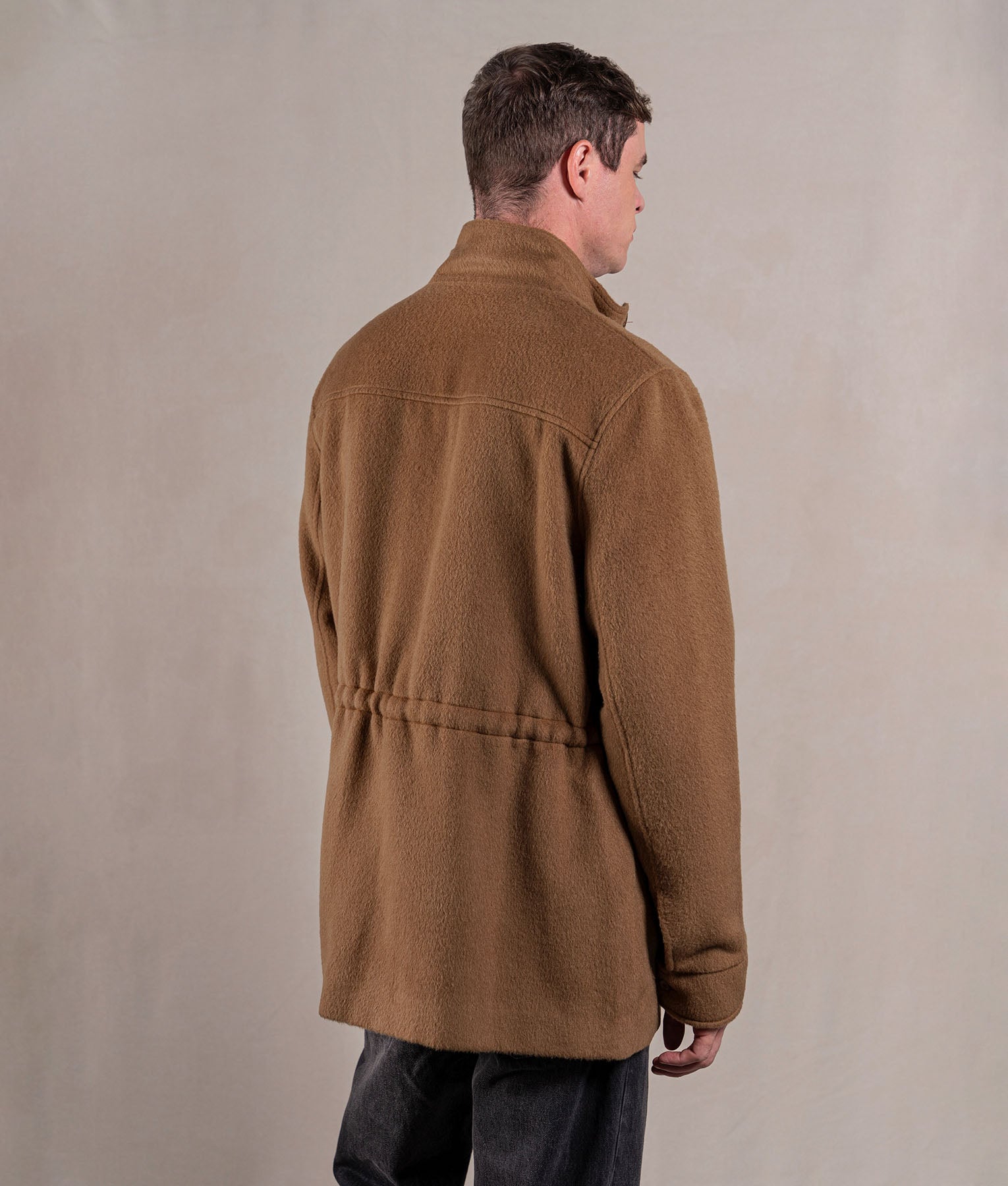 Men'S Easy Fit Cargo Coat - Toasted Coconut