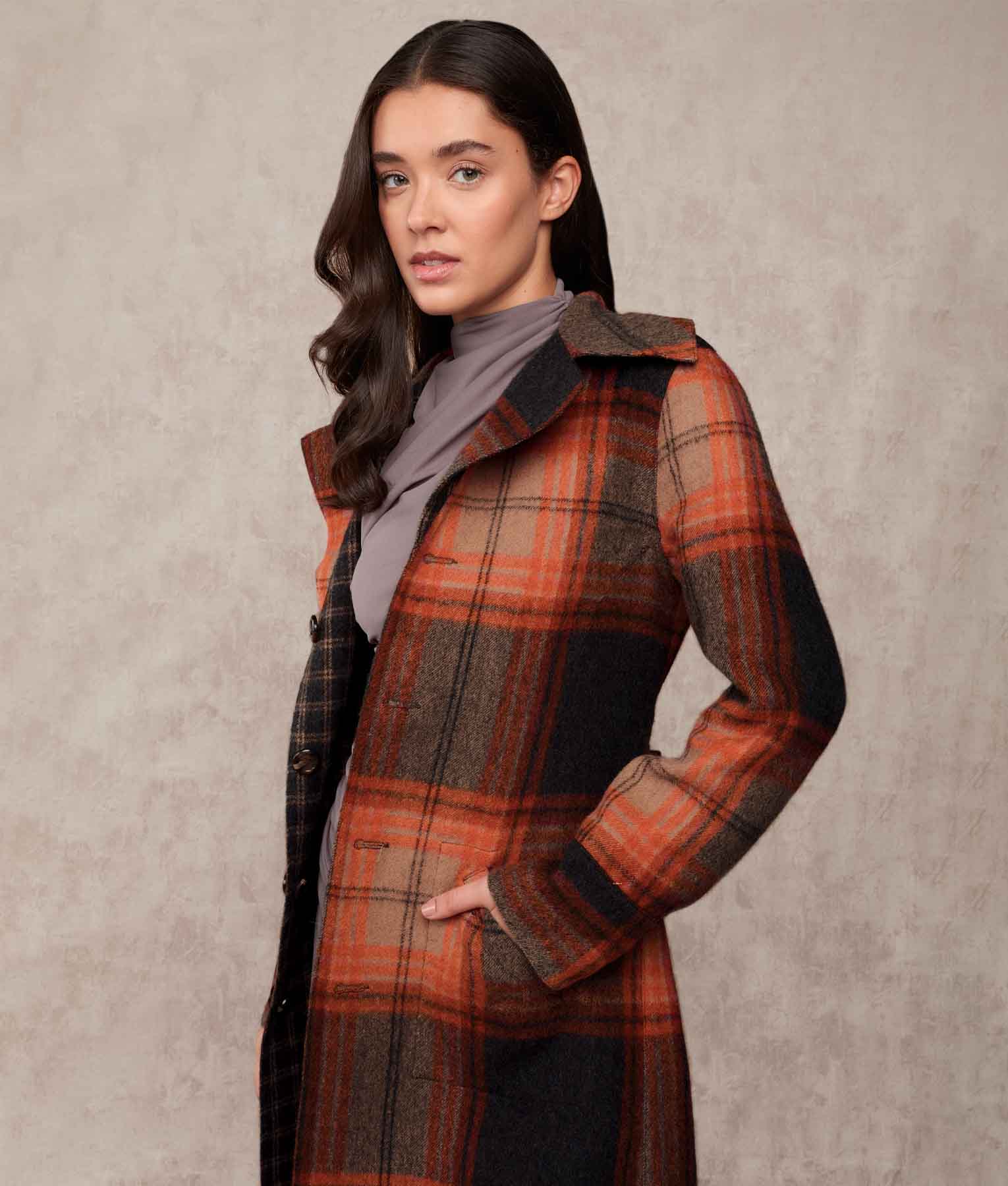 Reversible Oversized Belted Coat