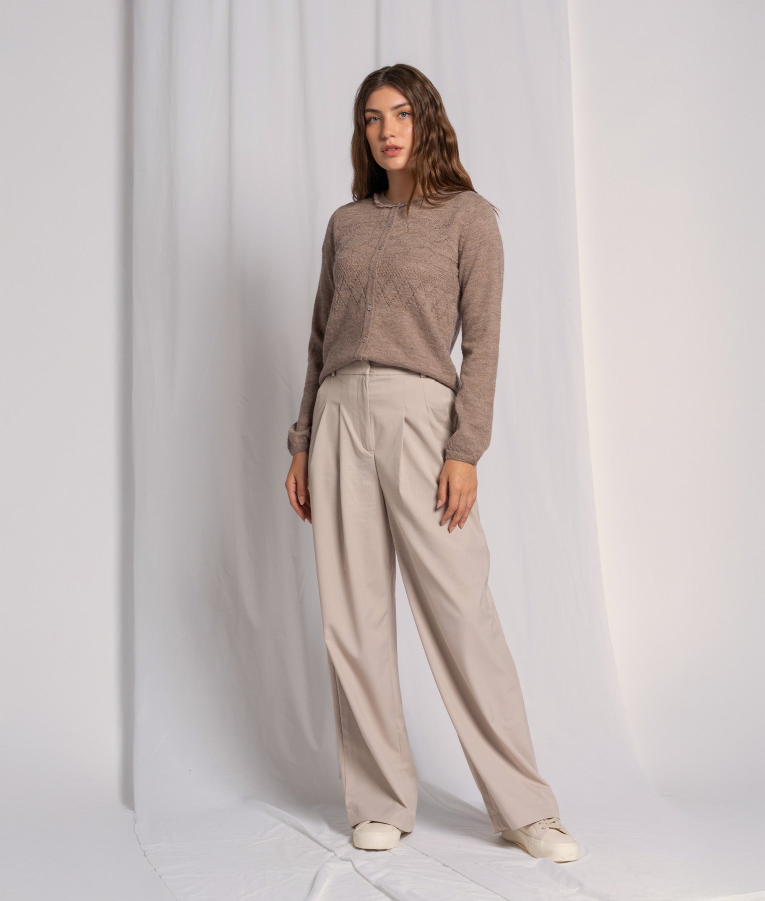 Blossom Cardigan With Lace Effect