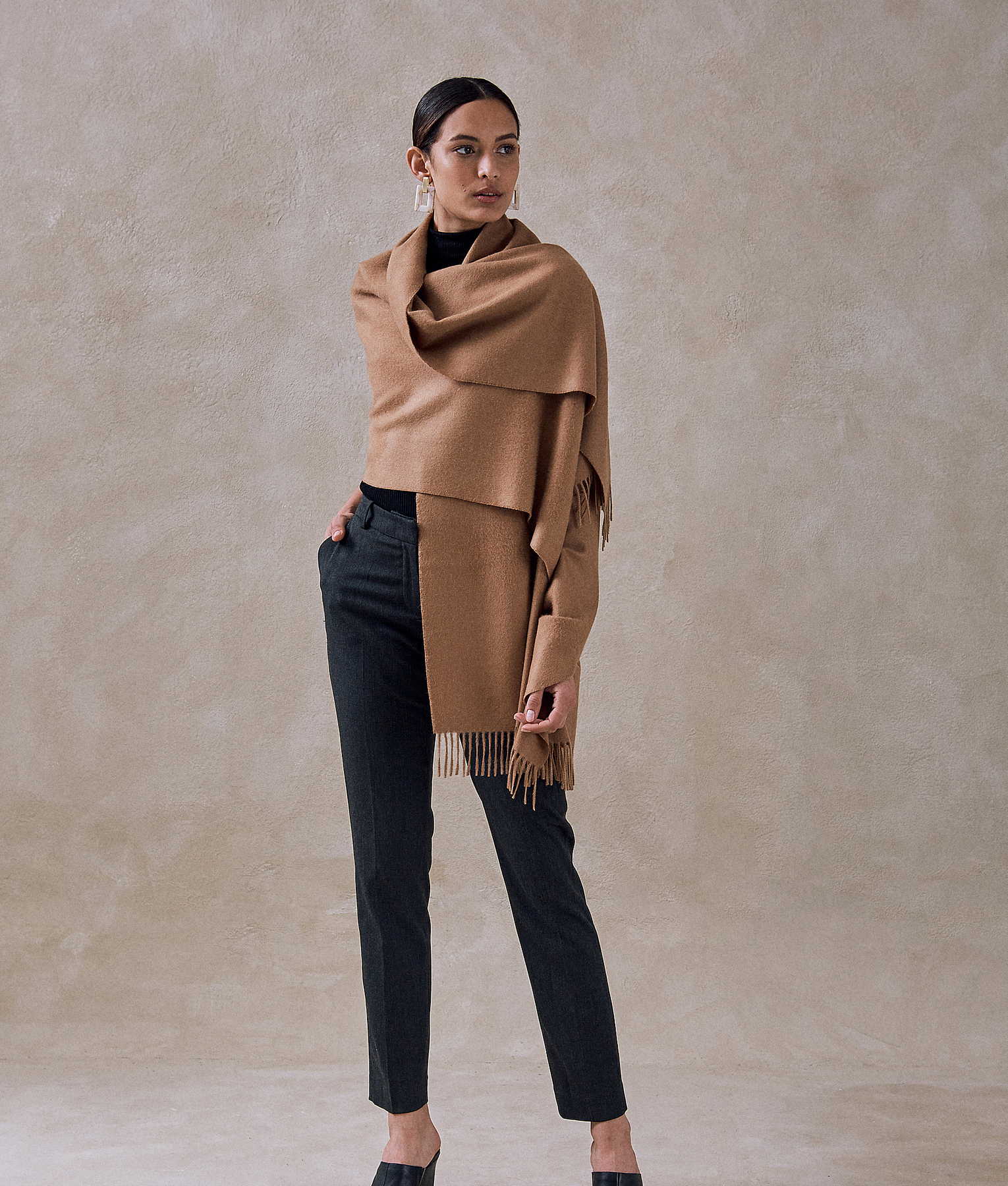 Premium Shawl - Tabaco Brown