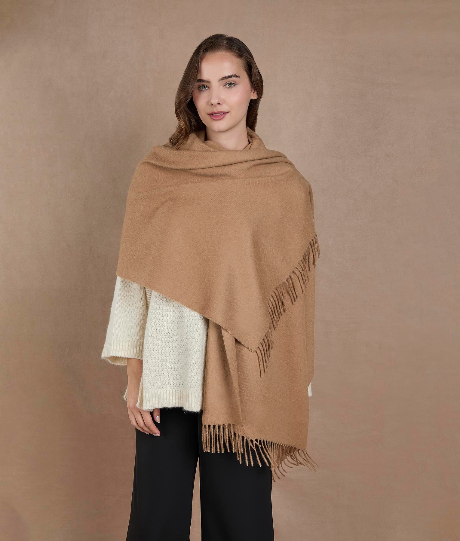 Premium Shawl - Tabaco Brown