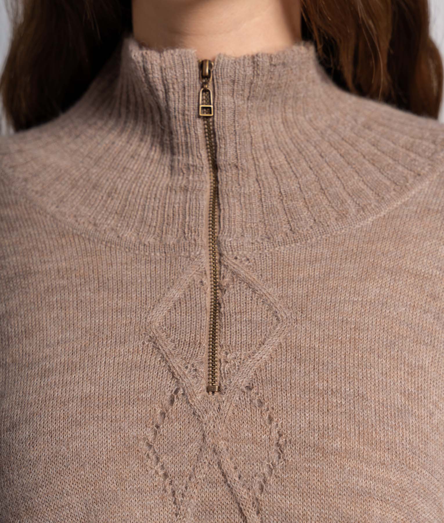 Mediri High Neck Poncho