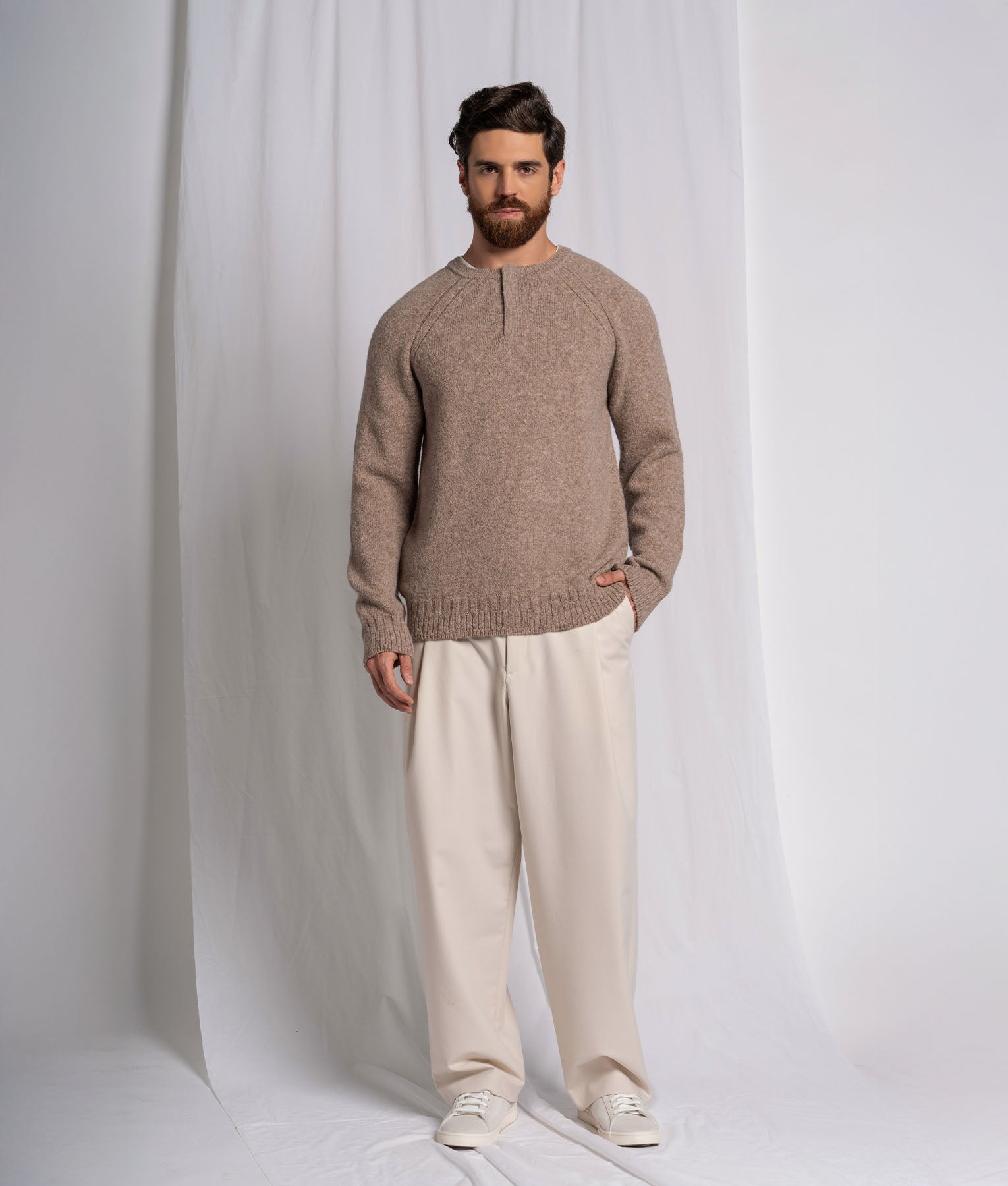 Men's Jersey Raglan Sweater