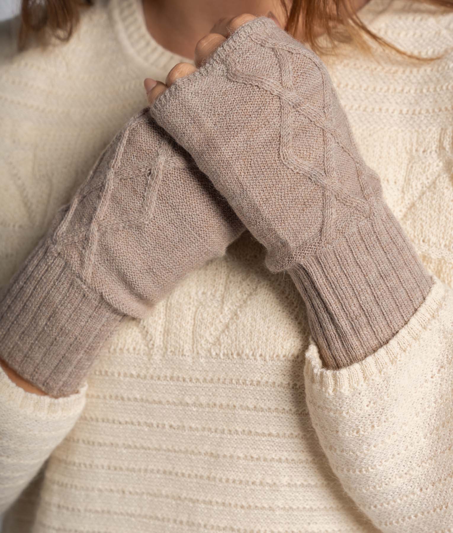 Cable Mittens