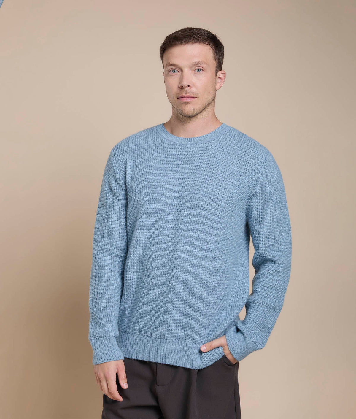 Men's Moss Stitch Sweater