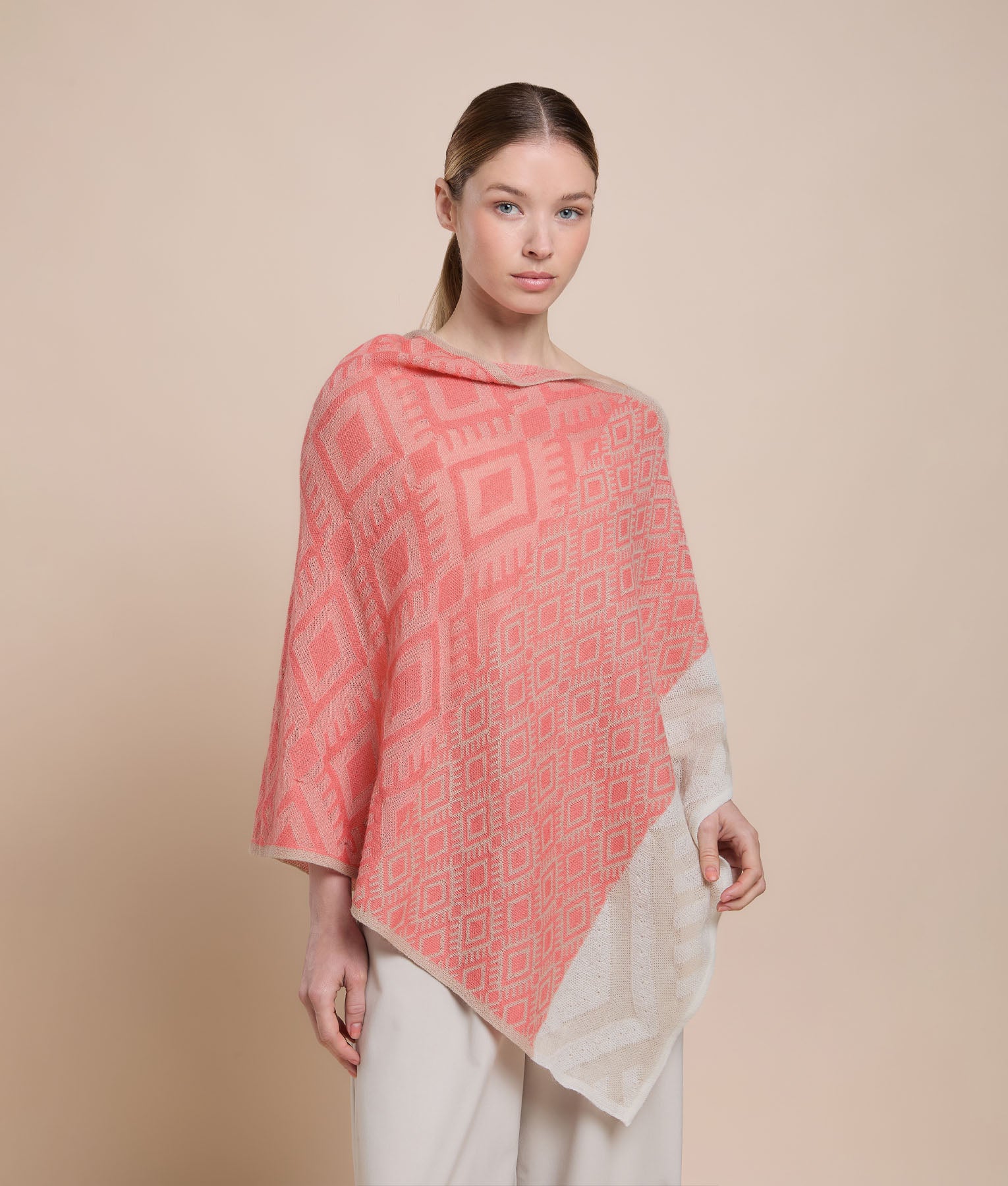 Basic Jacquard Poncho