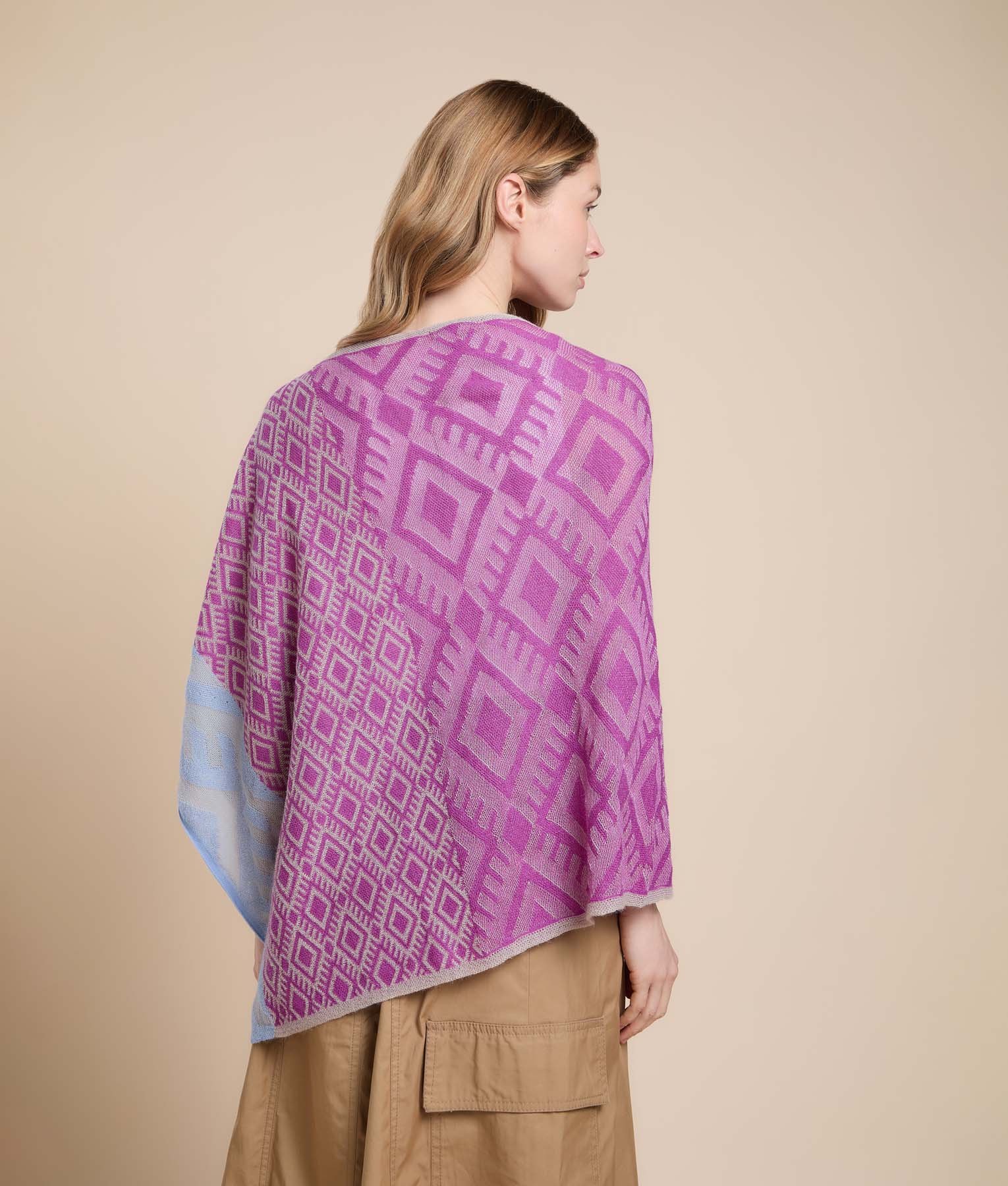 Basic Jacquard Poncho