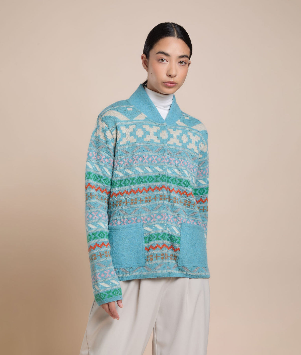 Women's 40's Cropped Cardigan