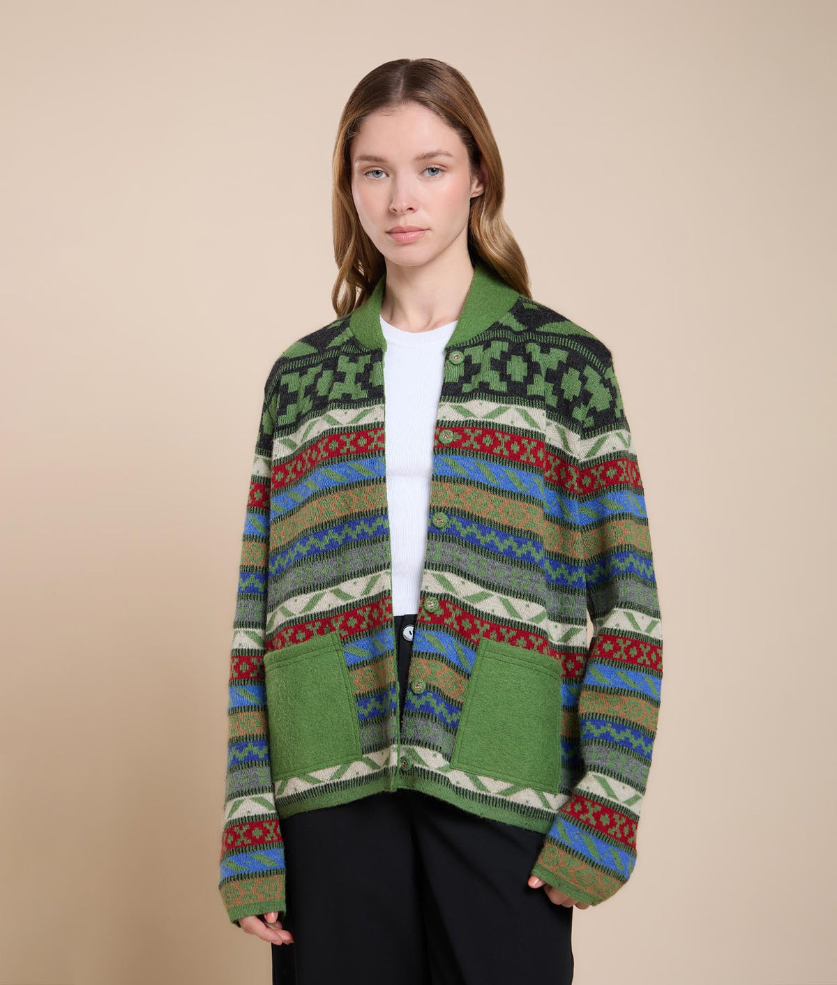 Women's 40's Cropped Cardigan