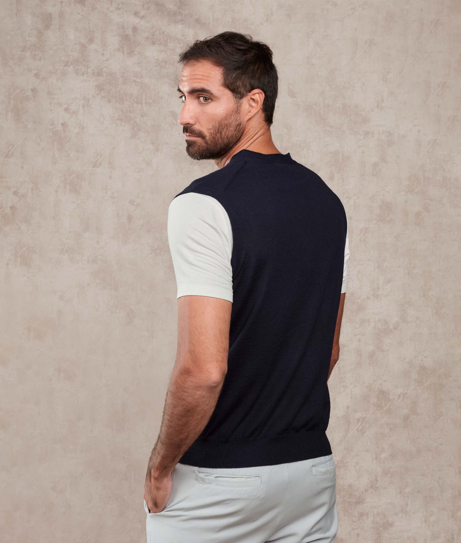 Classic Vest - Navy Blue