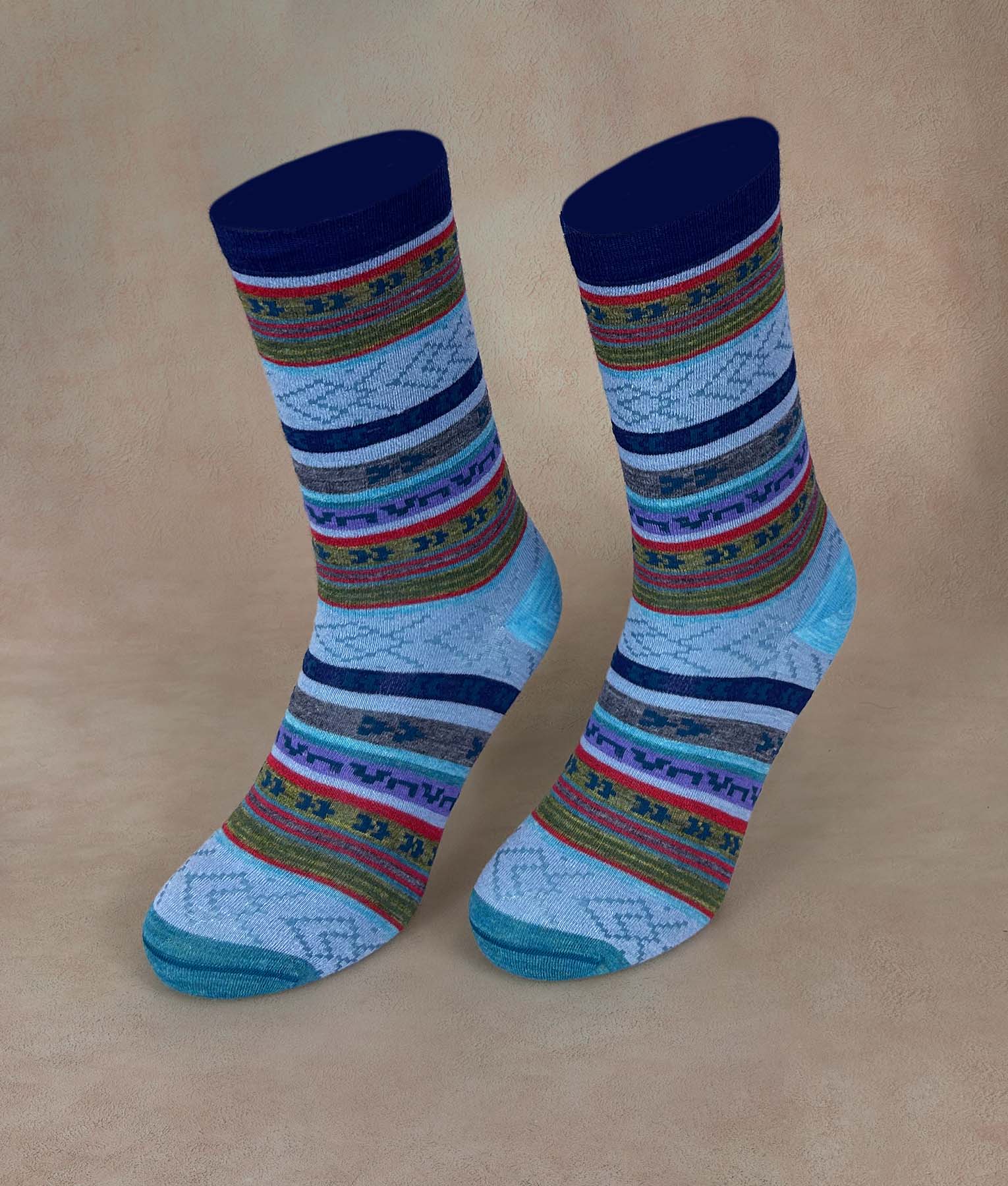 Multi Jacquard Women Socks