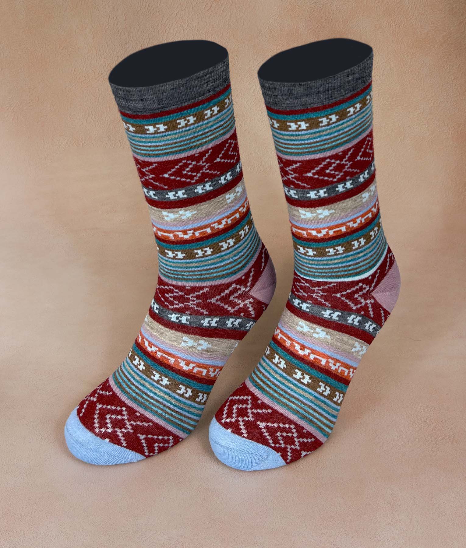 Multi Jacquard Women Socks