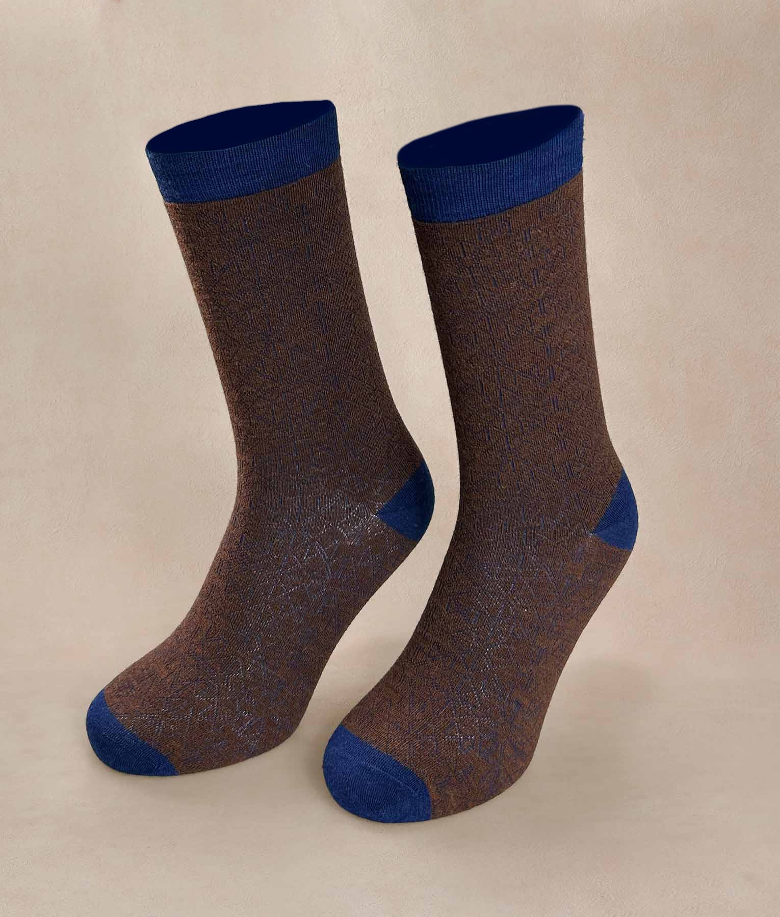 Men´s Socks Textured - brown