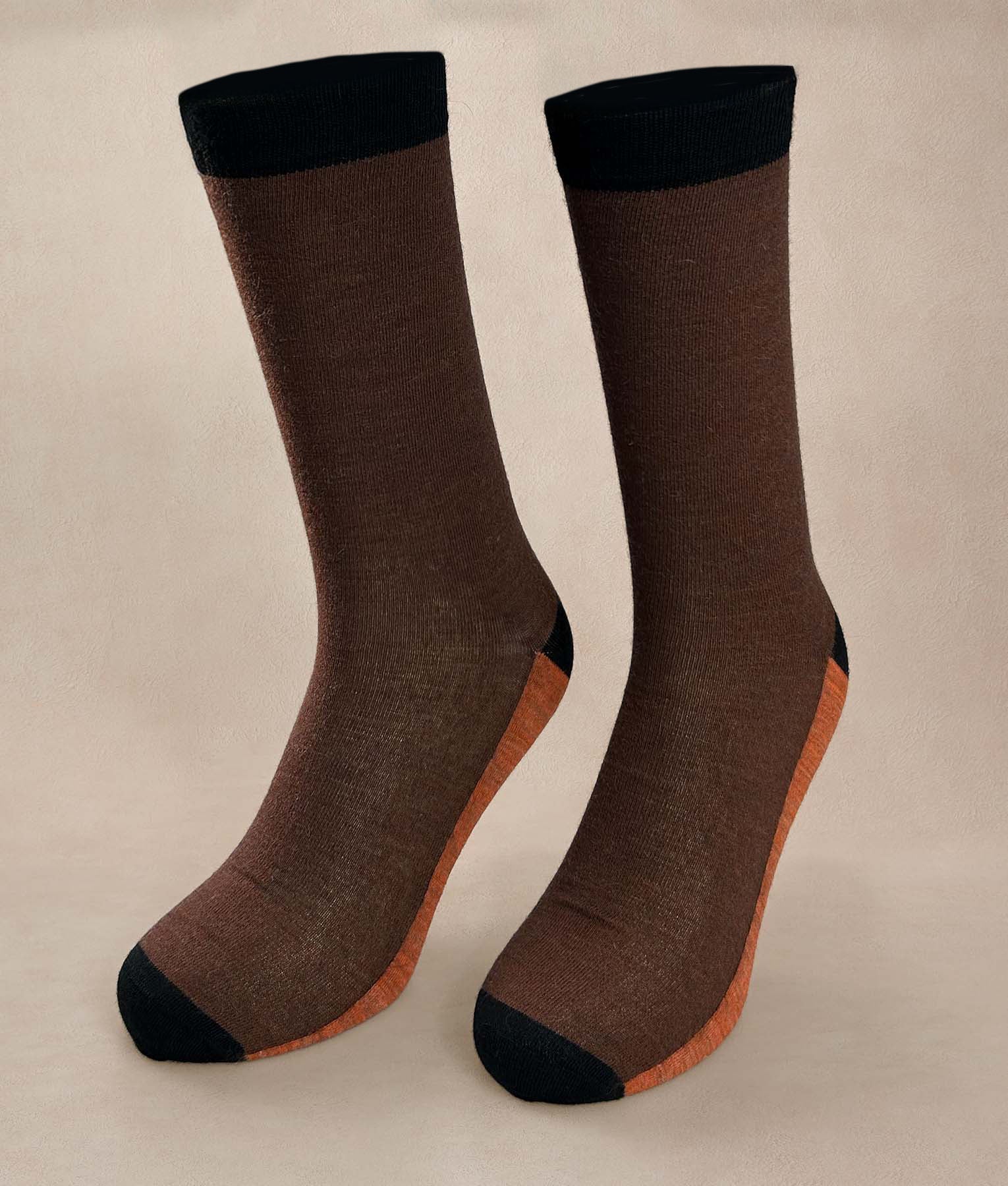 Men´s Socks Color Block - orange