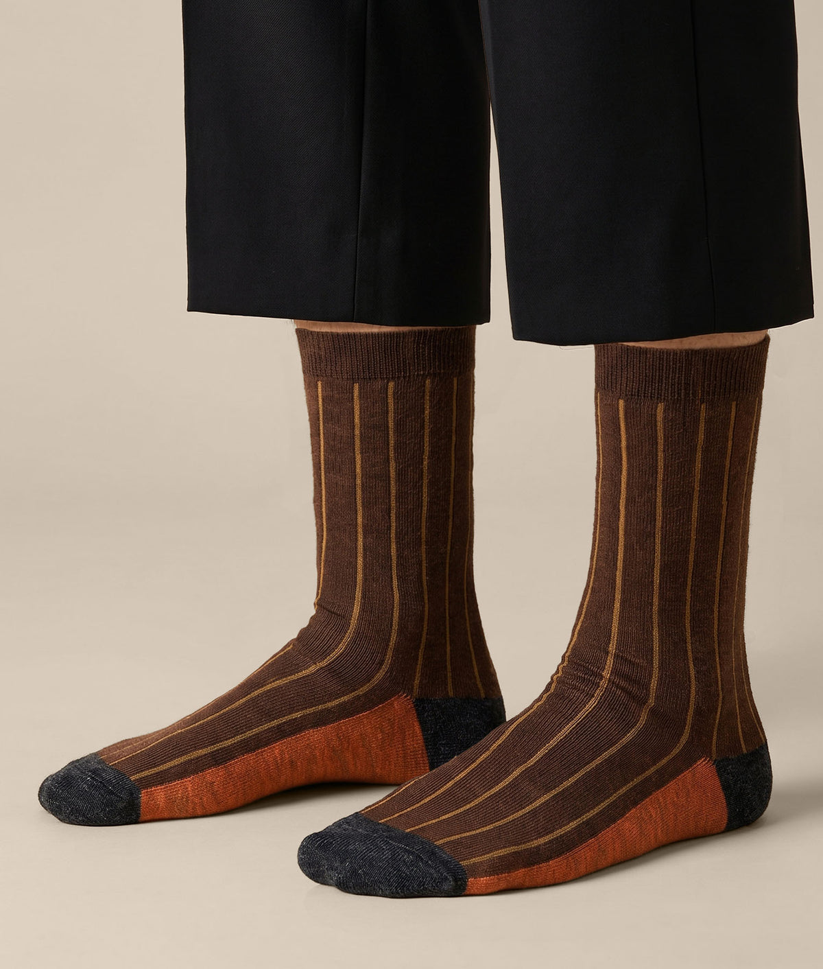 Men´s Socks Classic Rib - orange