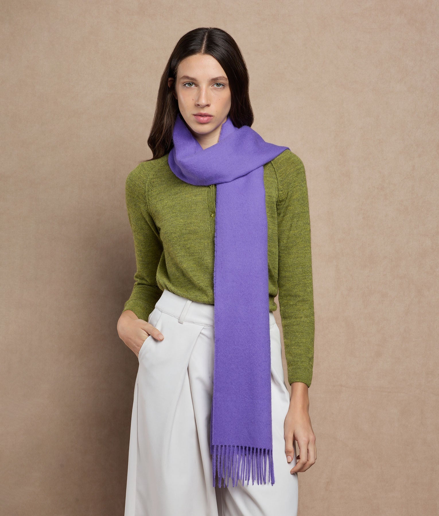 Long Brushed Scarf