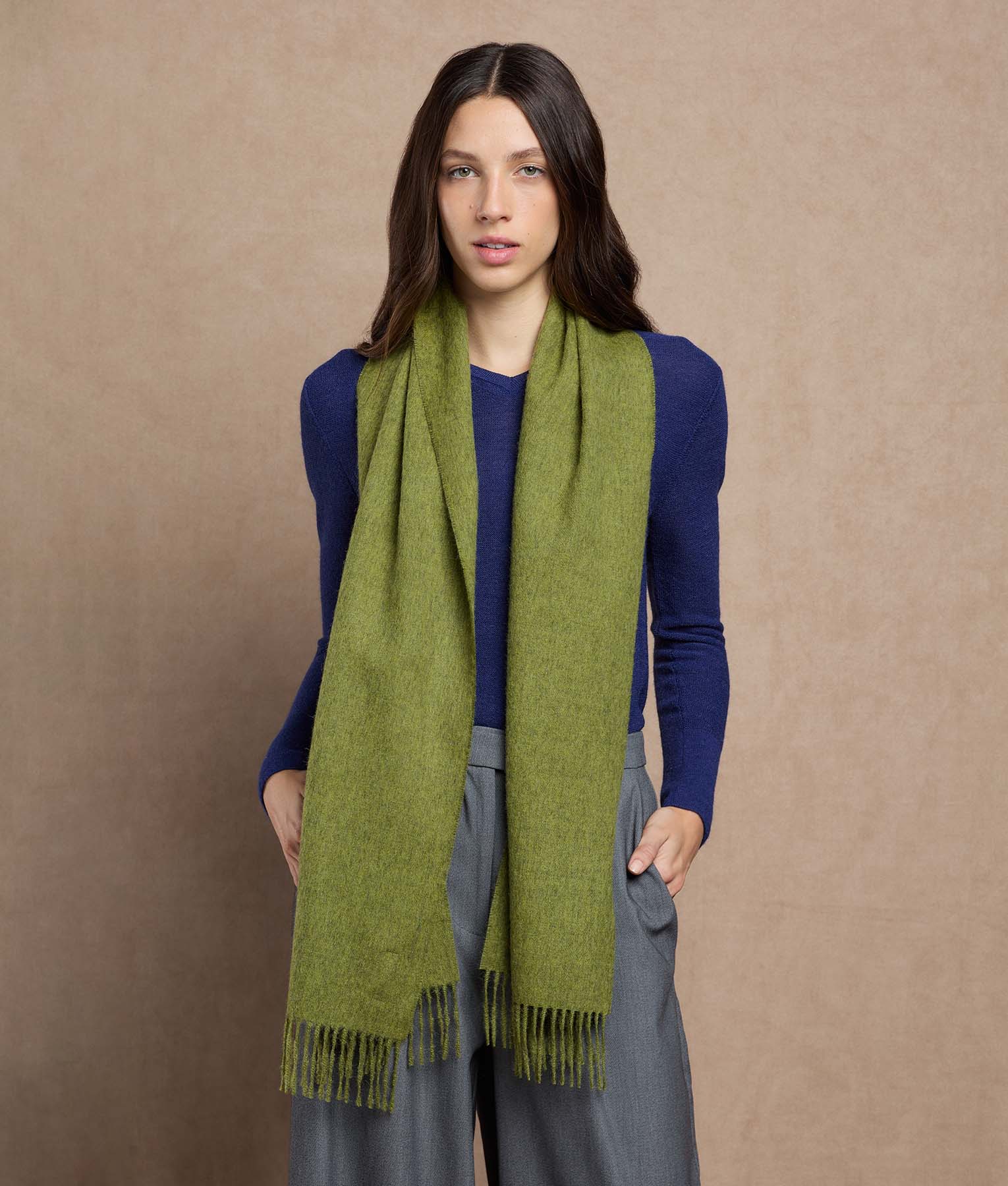 Long Brushed Scarf