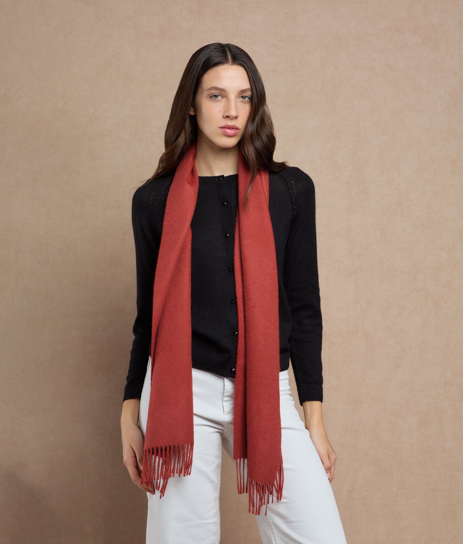 Long Brushed Scarf