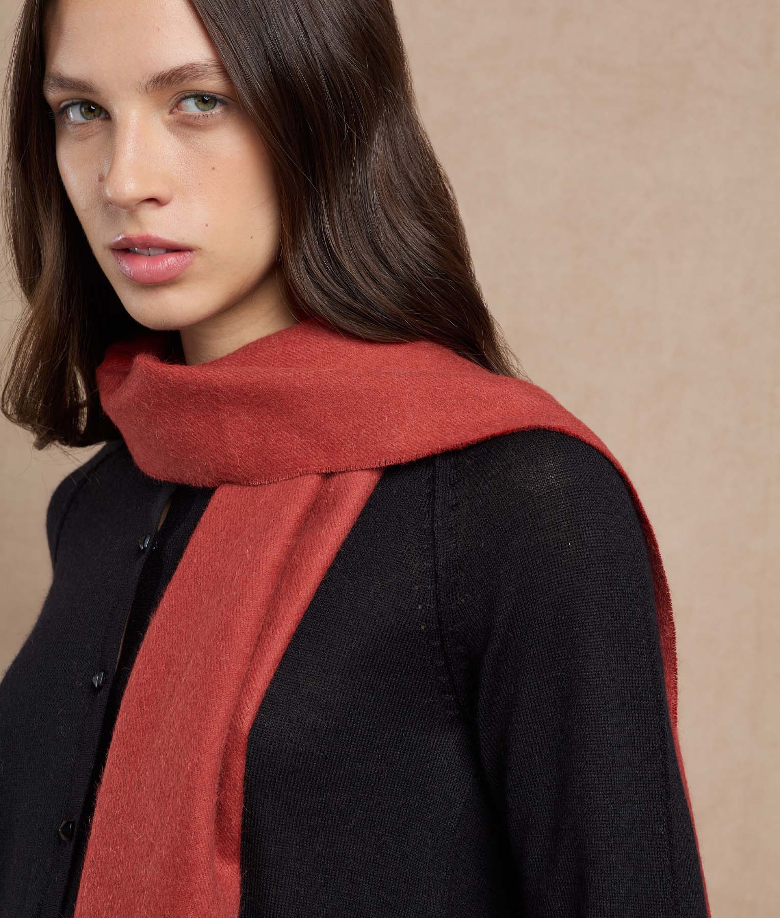 Long Brushed Scarf