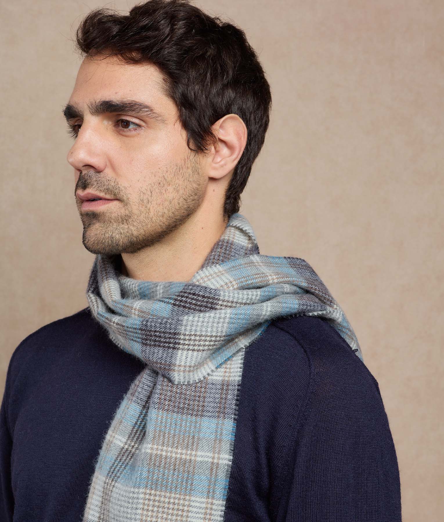 Classic Plaid Print Scarf