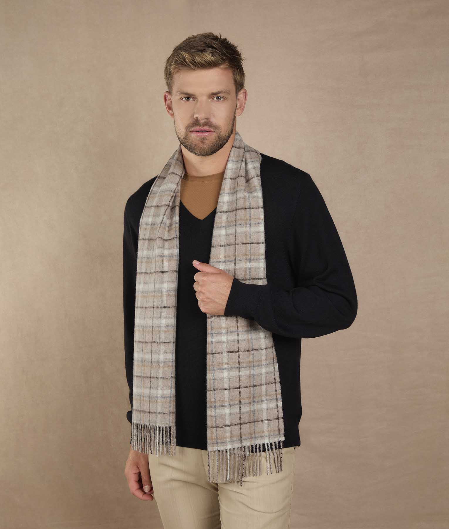 Classic Check Print Scarf