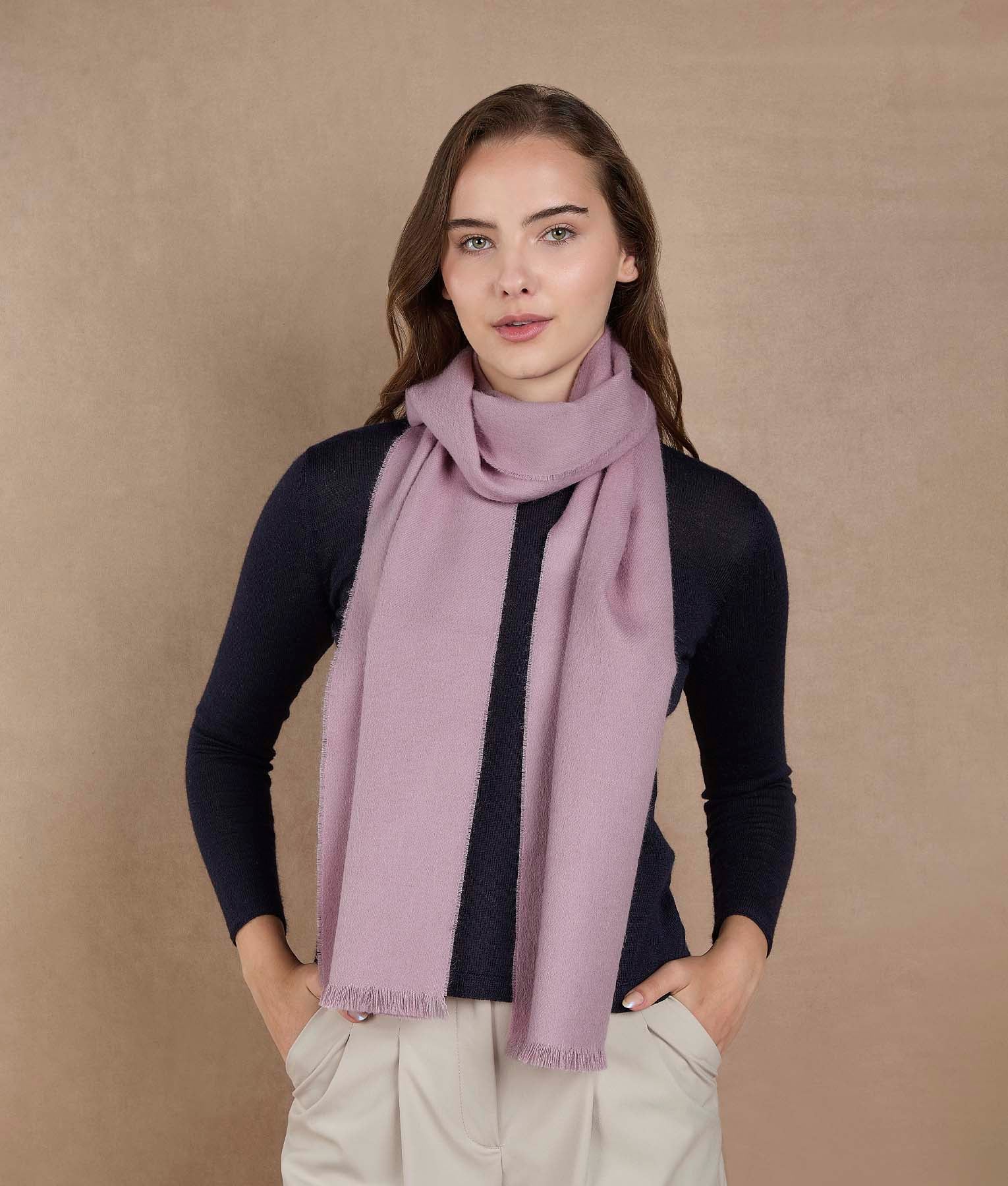 Pink Lavender Scarf
