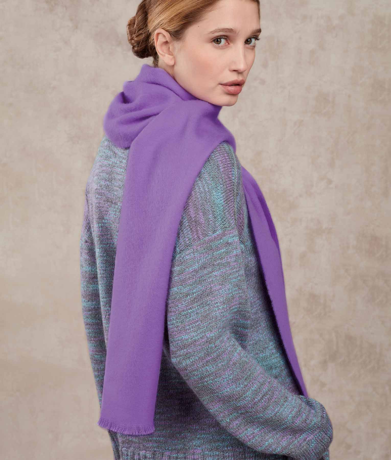Brushed Scarf - English Lavender