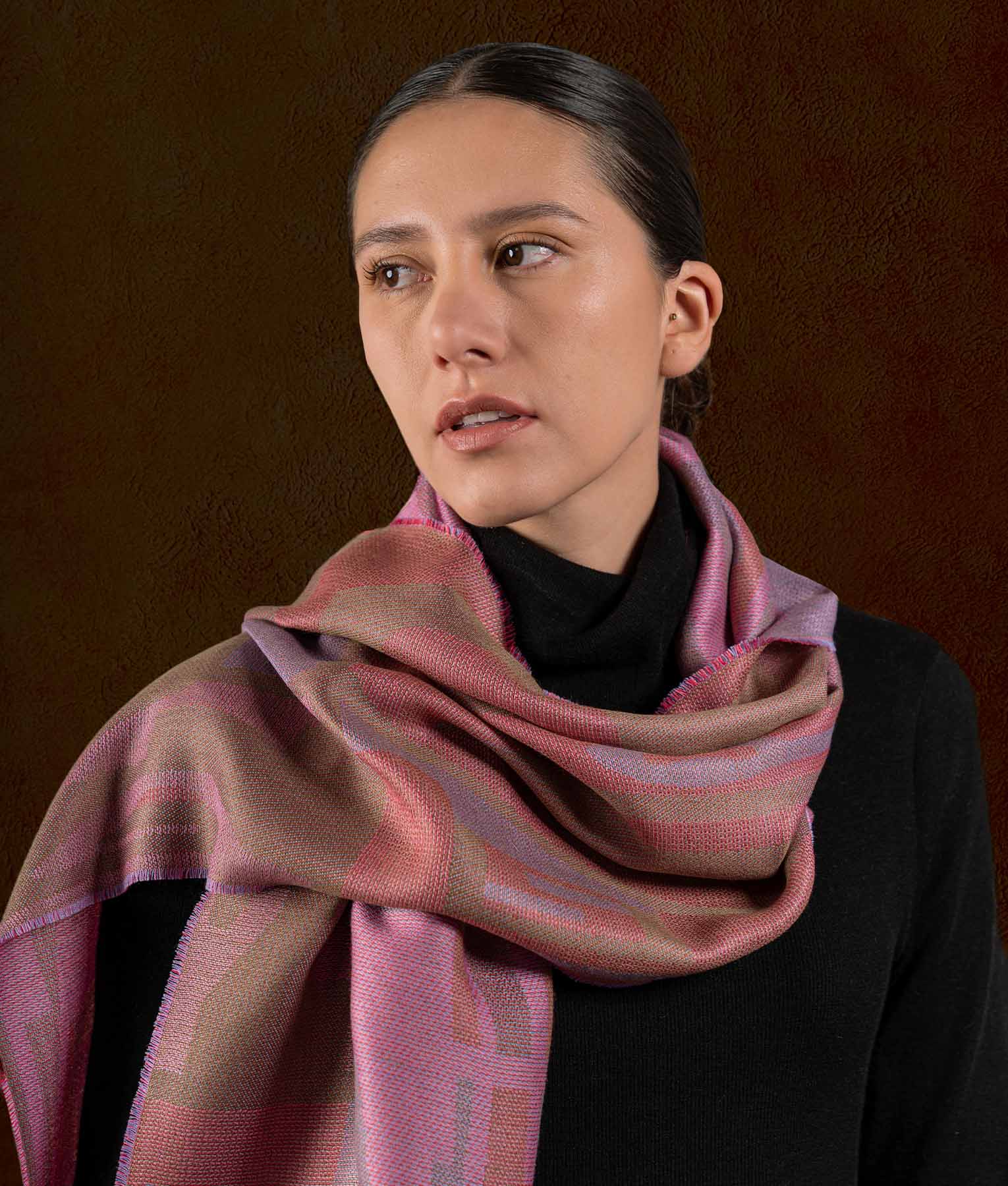 Huari - La Nobleza Scarf - Rosado Malva