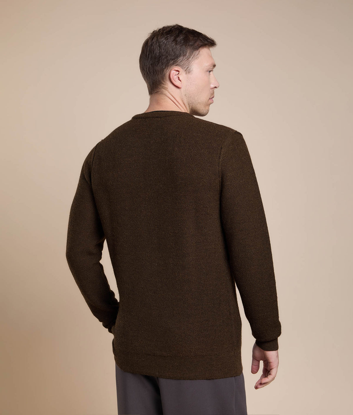 Basic Honeycomb Knit Sweater