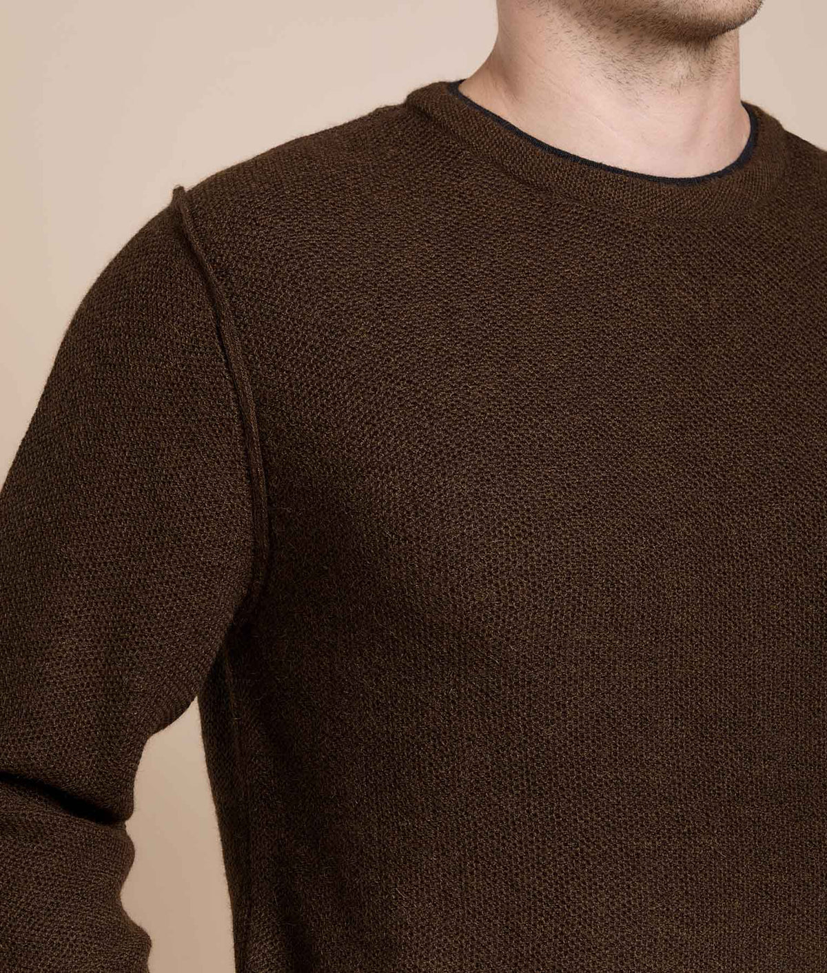 Basic Honeycomb Knit Sweater