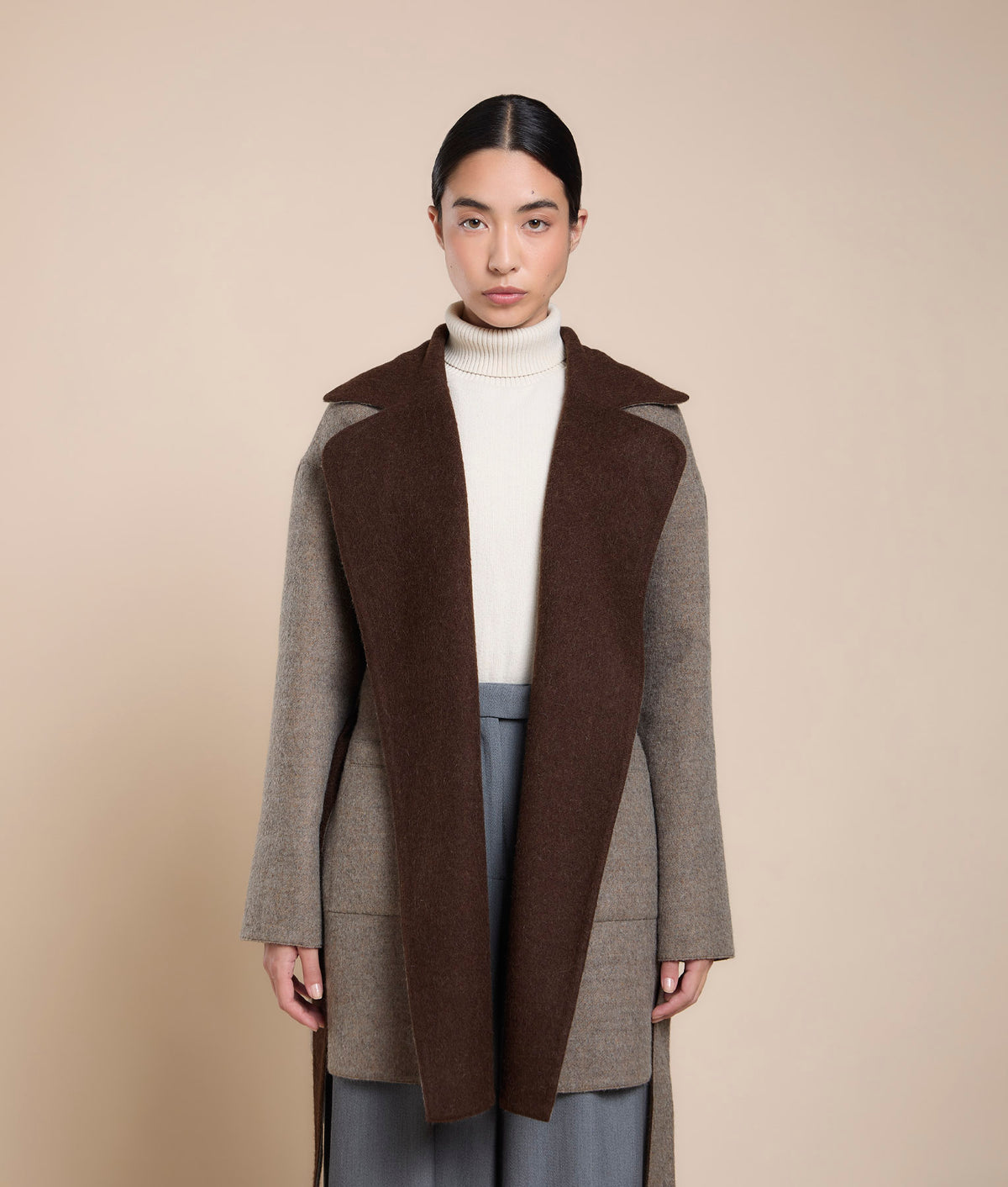 Reversible Wrap Coat