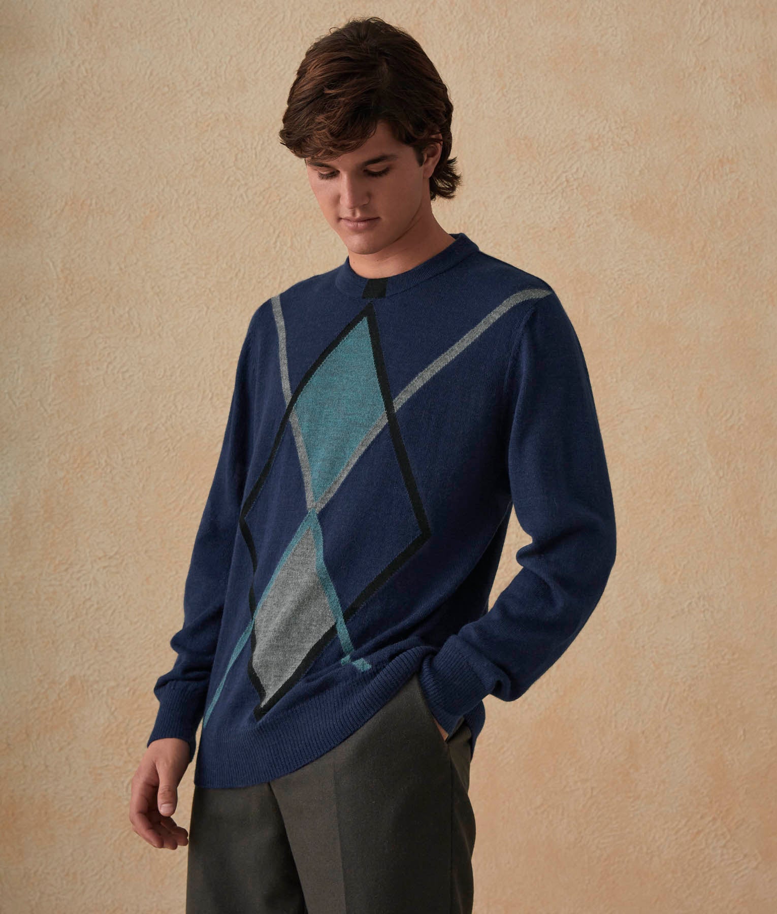 Rib & Tuck Sweater for Men