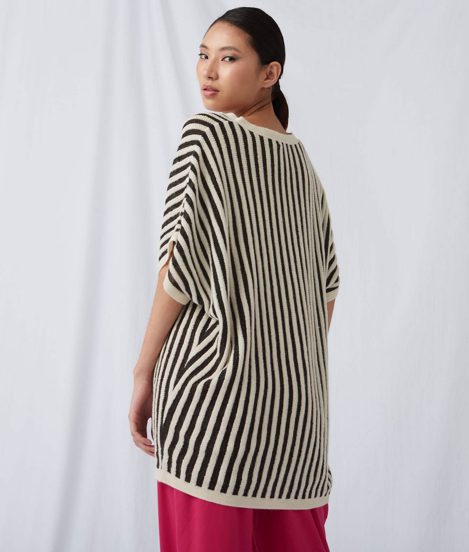 Striped Poncho