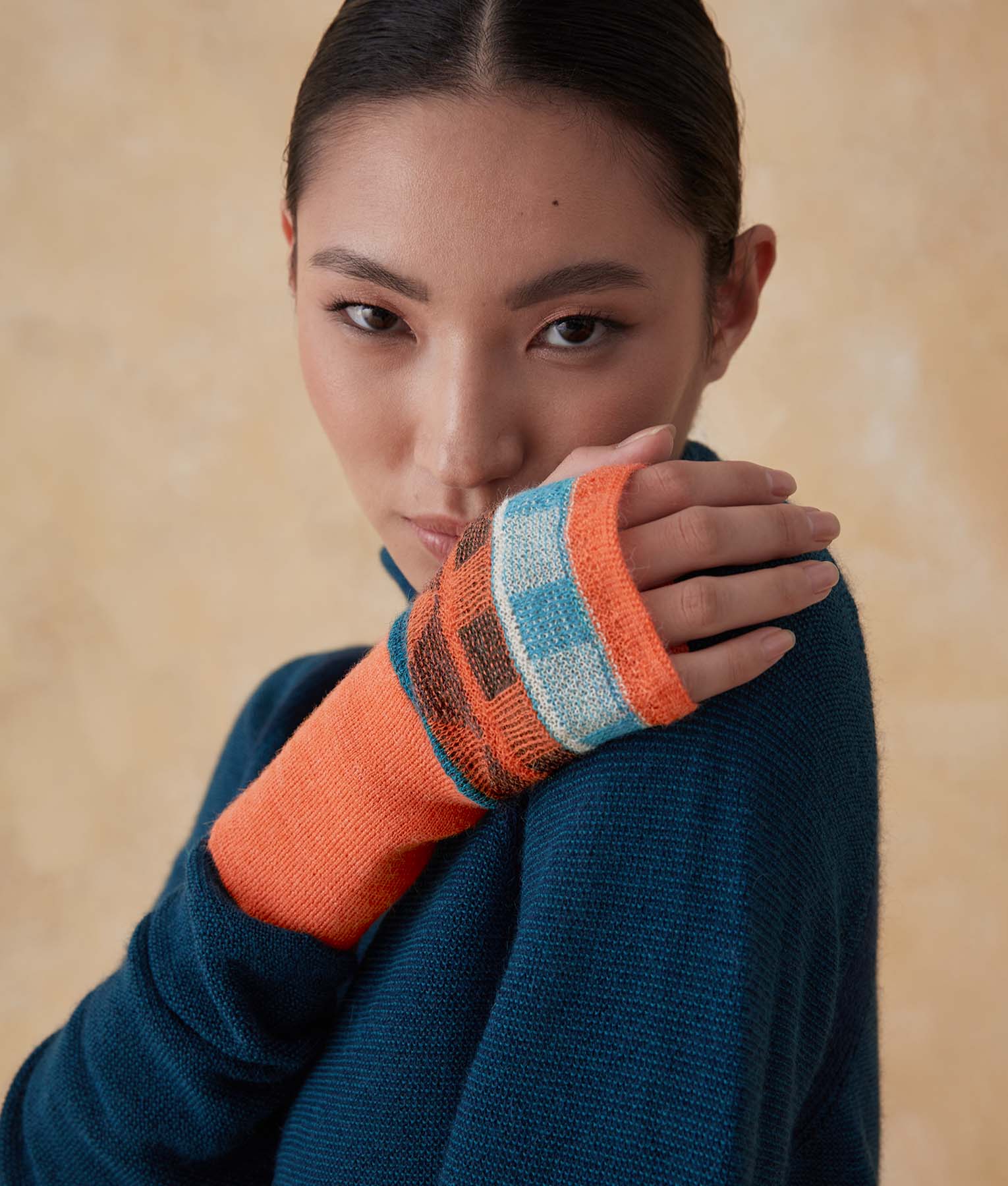 Baby Alpaca Jacquard Mittens