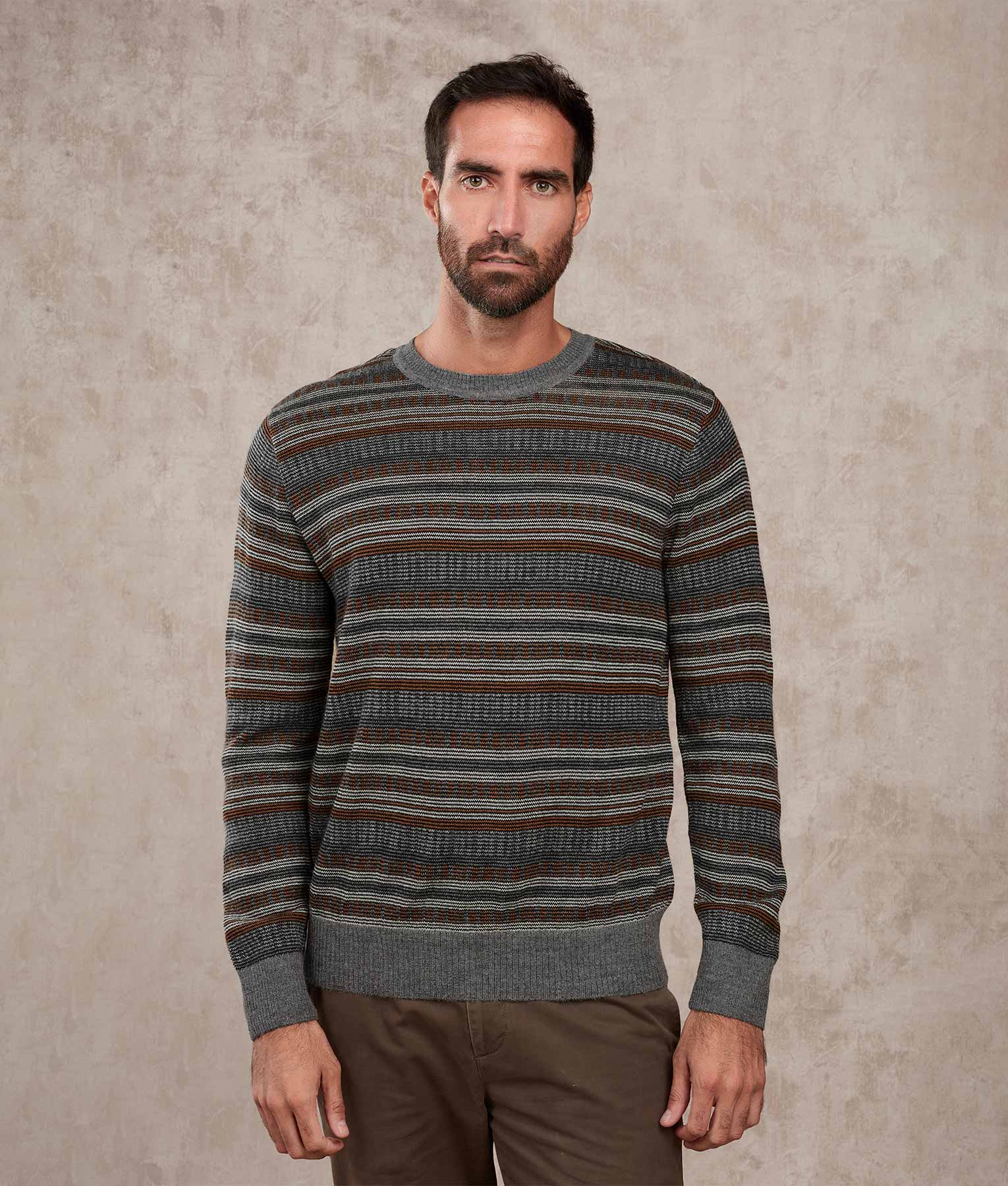 Classic Interlock Stripes Sweater