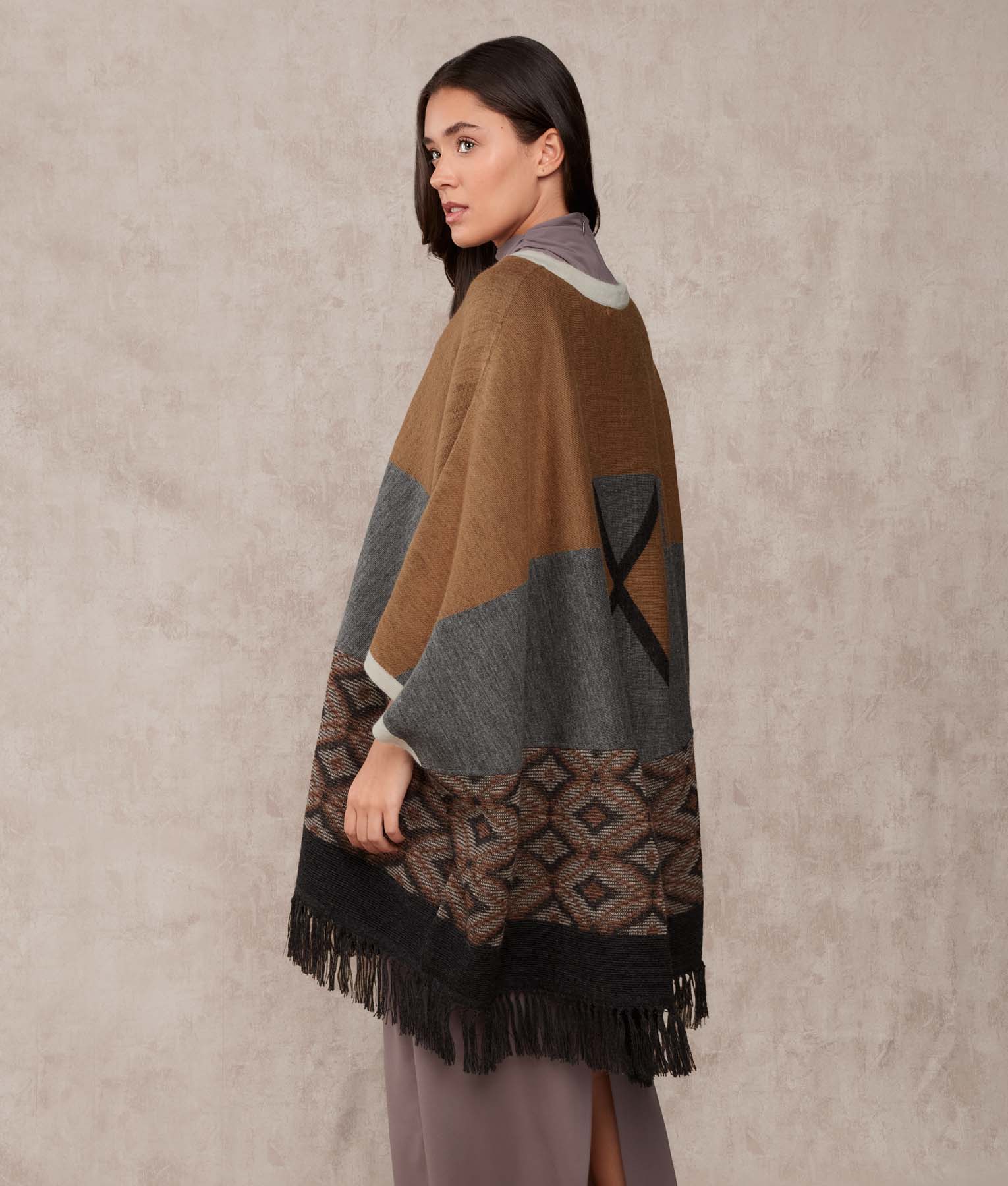 The Favorite Jacquard Poncho