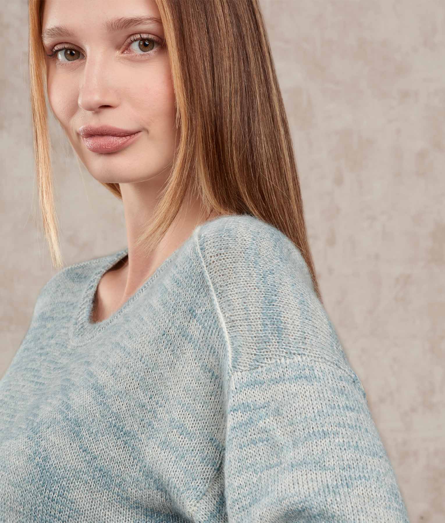 Loose Scoope Neck Sweater