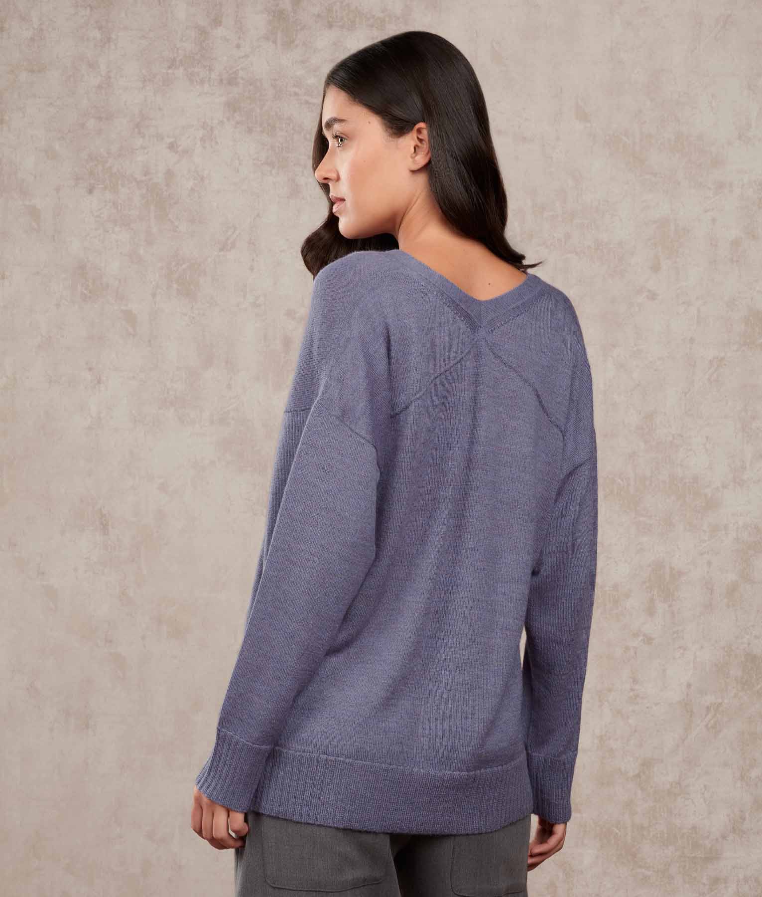 Oversized V Neck Sweater