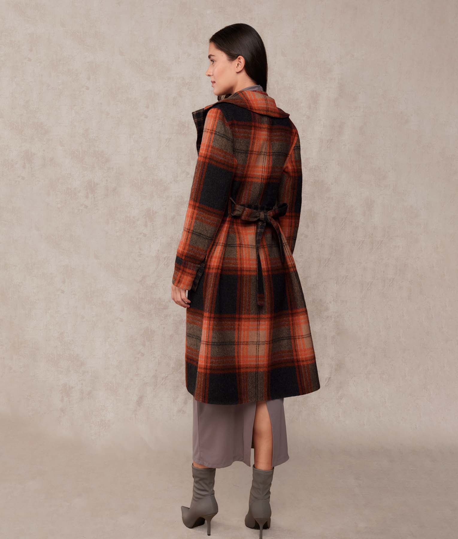Reversible Oversized Belted Coat